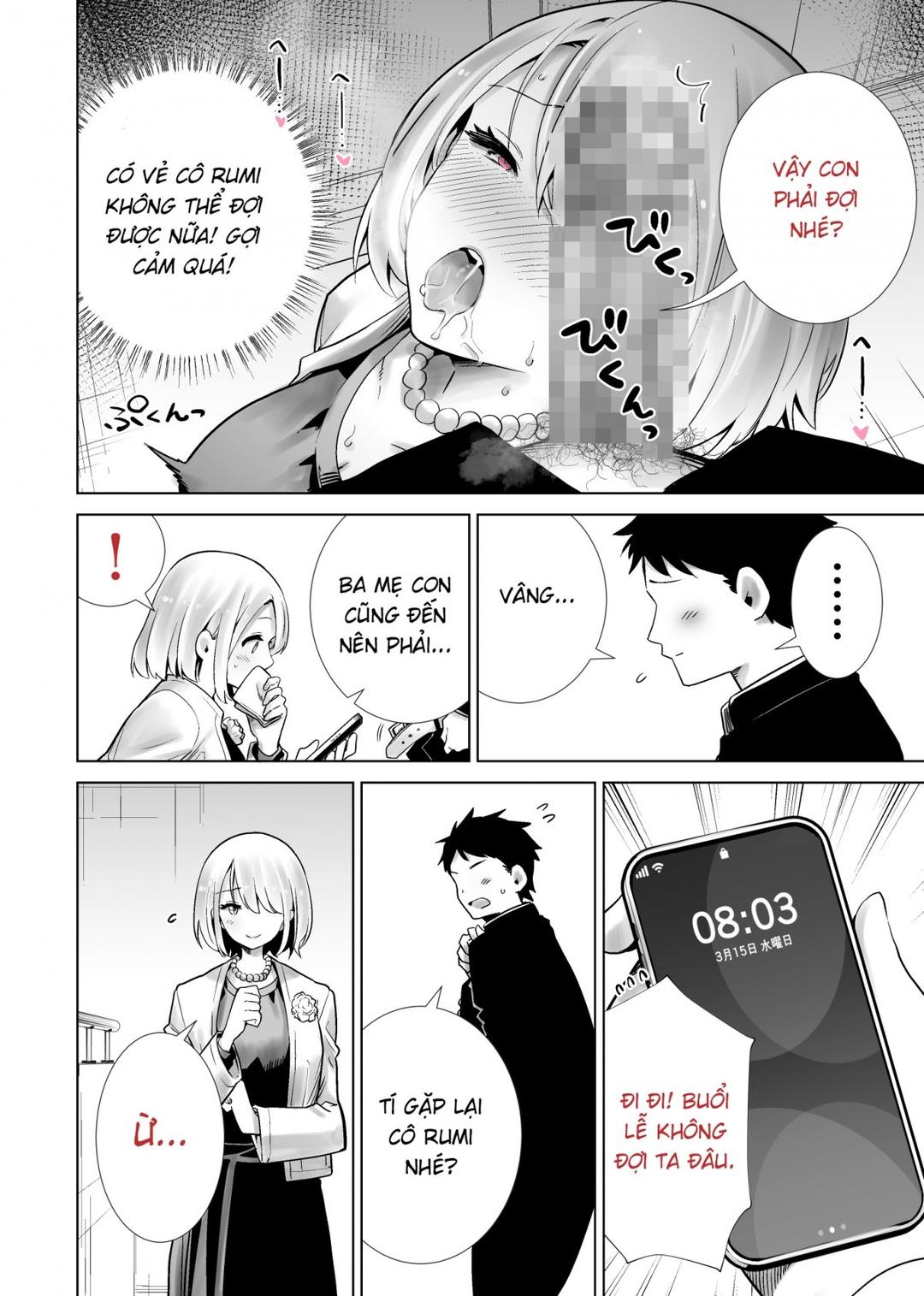 HentaiVN.net - Ảnh 10 - Tôi bulol mẹ thằng bạn ở lễ tốt nghiệp - Oneshot