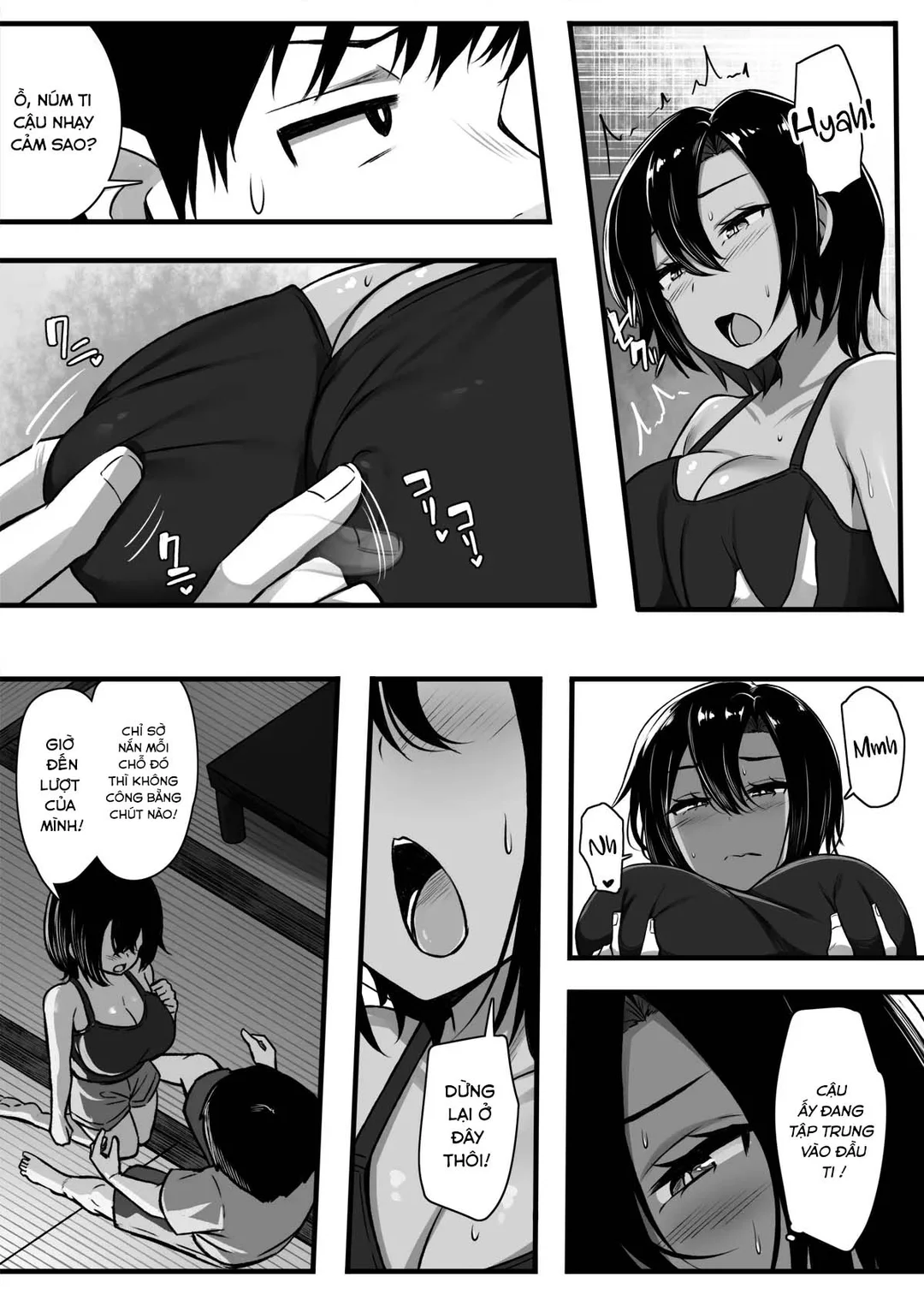 HentaiVN.net - Ảnh 10 - Cô bạn thuở nhỏ ghét thua cuộc - Oneshot