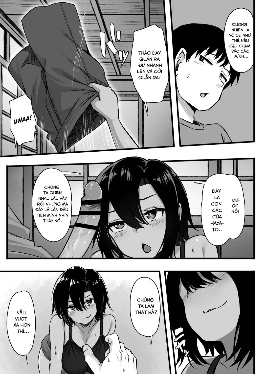 HentaiVN.net - Ảnh 12 - Cô bạn thuở nhỏ ghét thua cuộc - Oneshot
