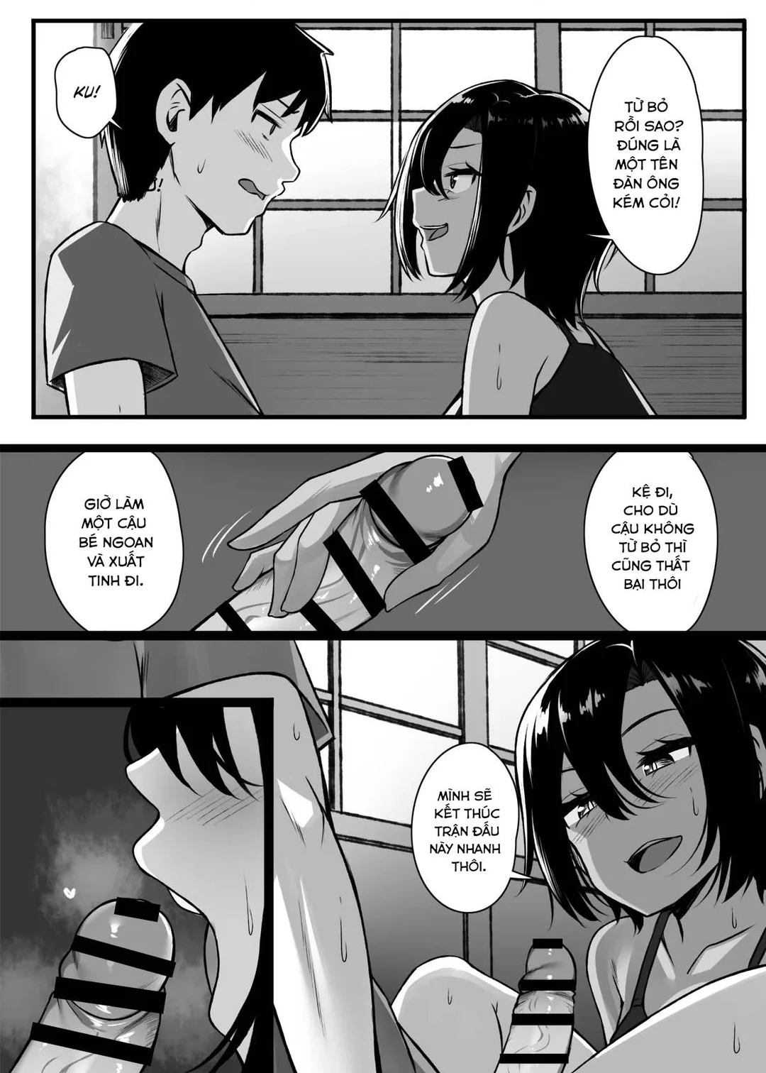 HentaiVN.net - Ảnh 13 - Cô bạn thuở nhỏ ghét thua cuộc - Oneshot