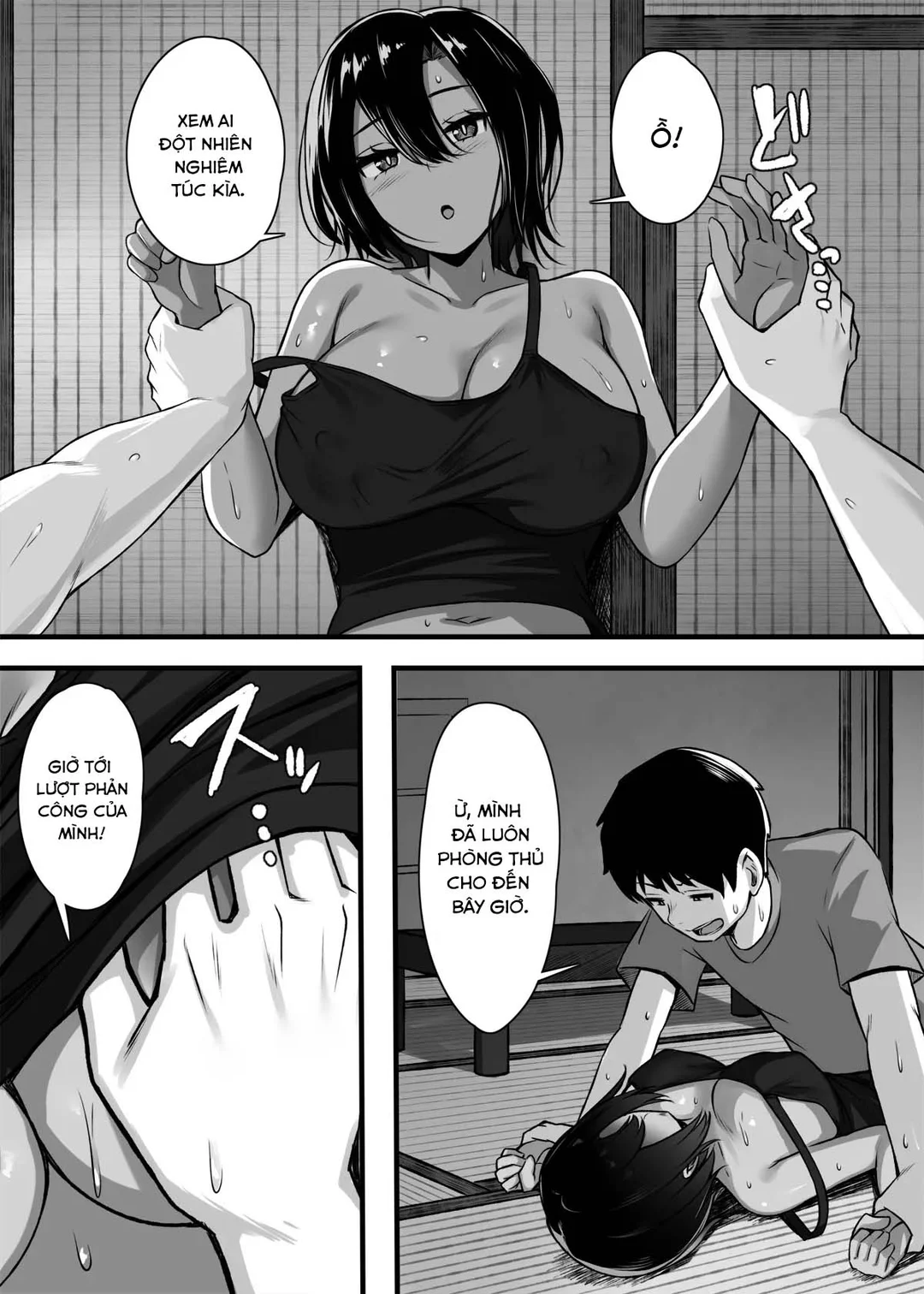 HentaiVN.net - Ảnh 16 - Cô bạn thuở nhỏ ghét thua cuộc - Oneshot