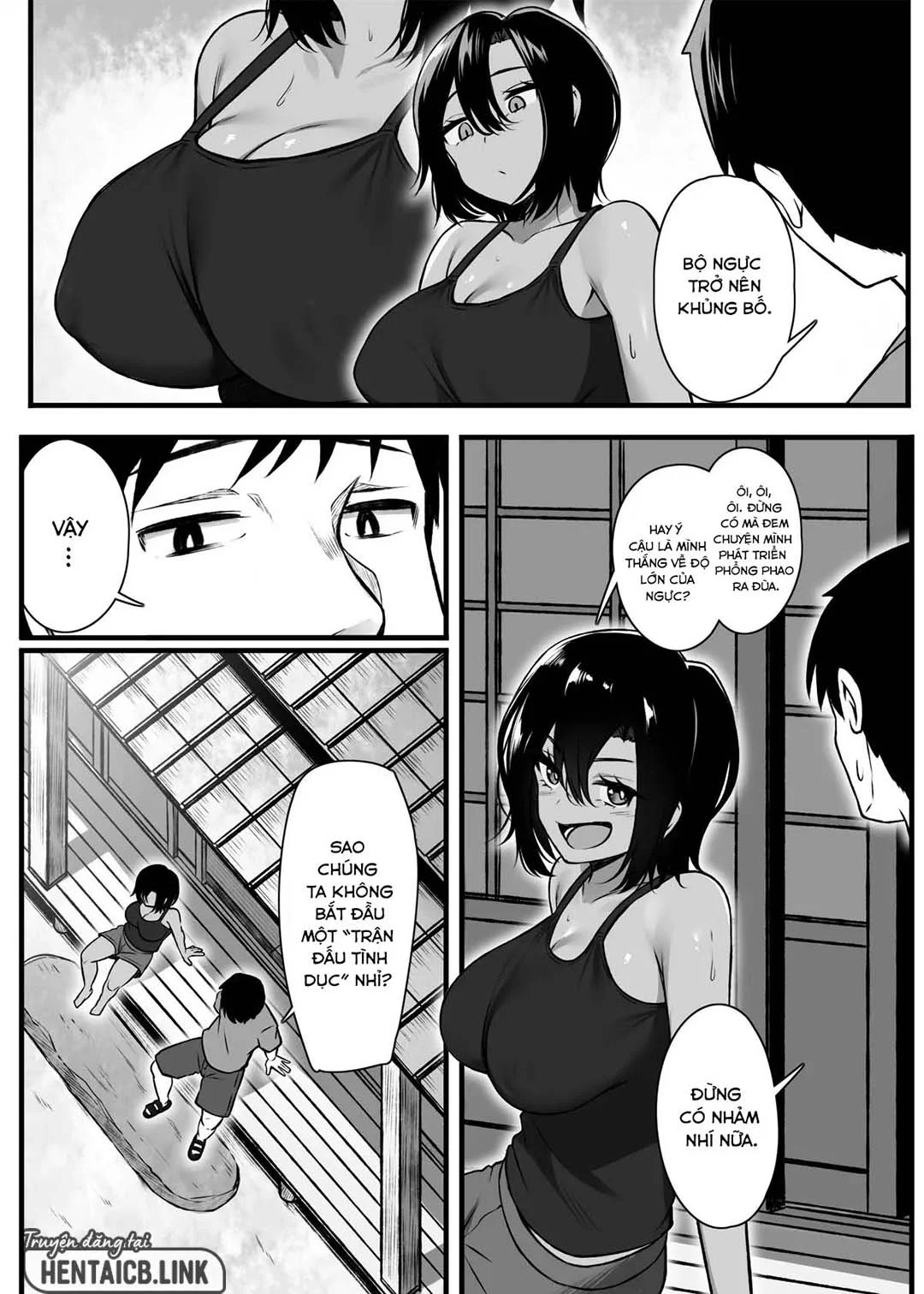 HentaiVN.net - Ảnh 5 - Cô bạn thuở nhỏ ghét thua cuộc - Oneshot