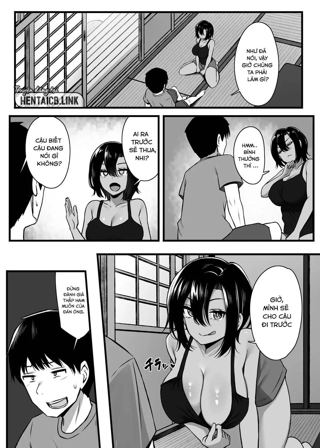 HentaiVN.net - Ảnh 8 - Cô bạn thuở nhỏ ghét thua cuộc - Oneshot