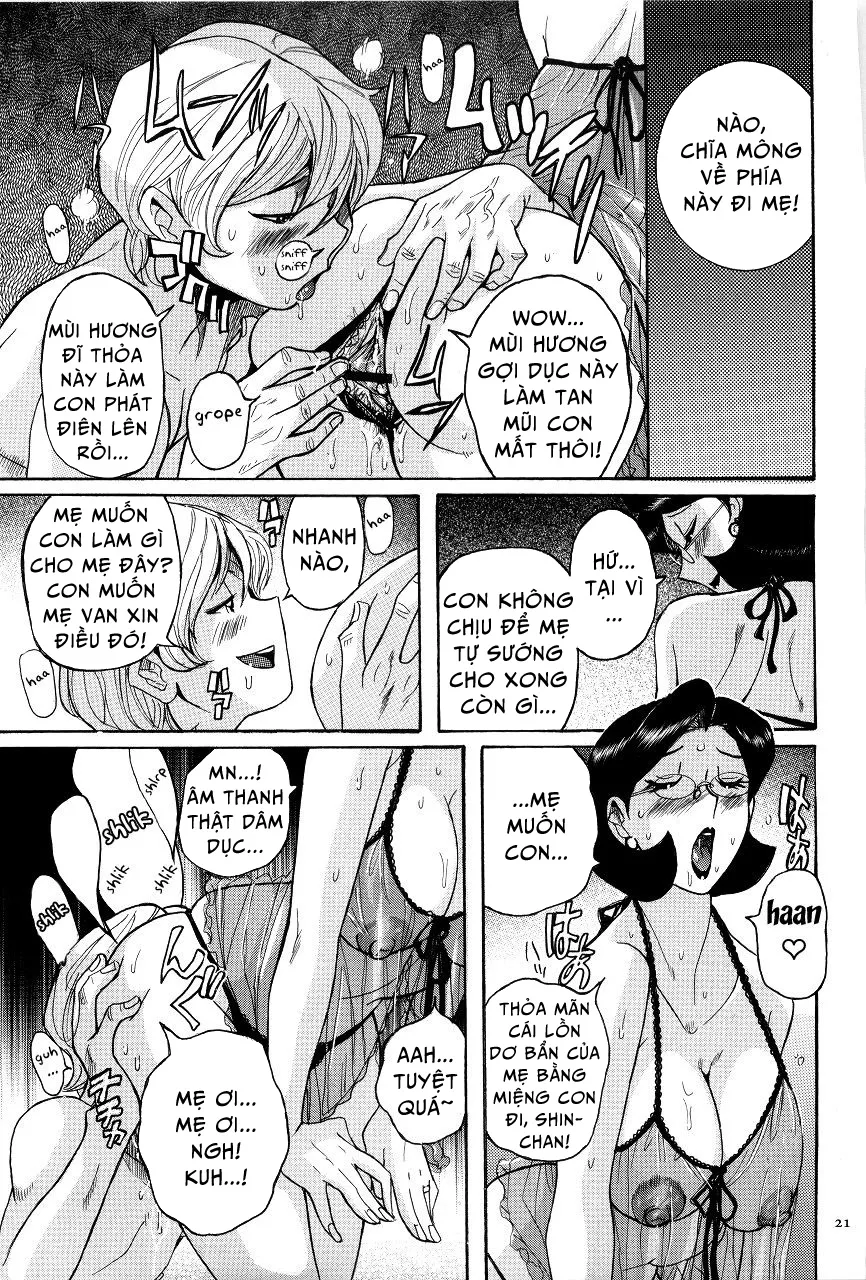 HentaiVN.net - Ảnh 17 - Nympho Maman Boshi Soukan [Mama no Shikyuu wa Boku no Mono; Nympho Maman Boshi Soukan - Mama No Shikyuu Wa Boku No Mono] - Chap 01 - Mẹ là đồ chơi của con