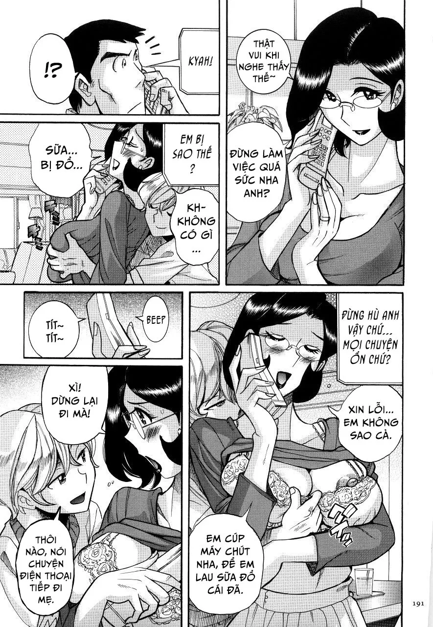 HentaiVN.net - Ảnh 3 - Nympho Maman Boshi Soukan [Mama no Shikyuu wa Boku no Mono; Nympho Maman Boshi Soukan - Mama No Shikyuu Wa Boku No Mono] - Chap 10 - Cuộc gọi của cha
