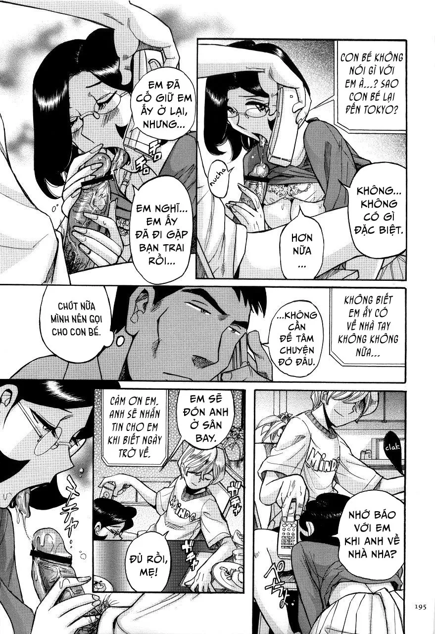 HentaiVN.net - Ảnh 7 - Nympho Maman Boshi Soukan [Mama no Shikyuu wa Boku no Mono; Nympho Maman Boshi Soukan - Mama No Shikyuu Wa Boku No Mono] - Chap 10 - Cuộc gọi của cha