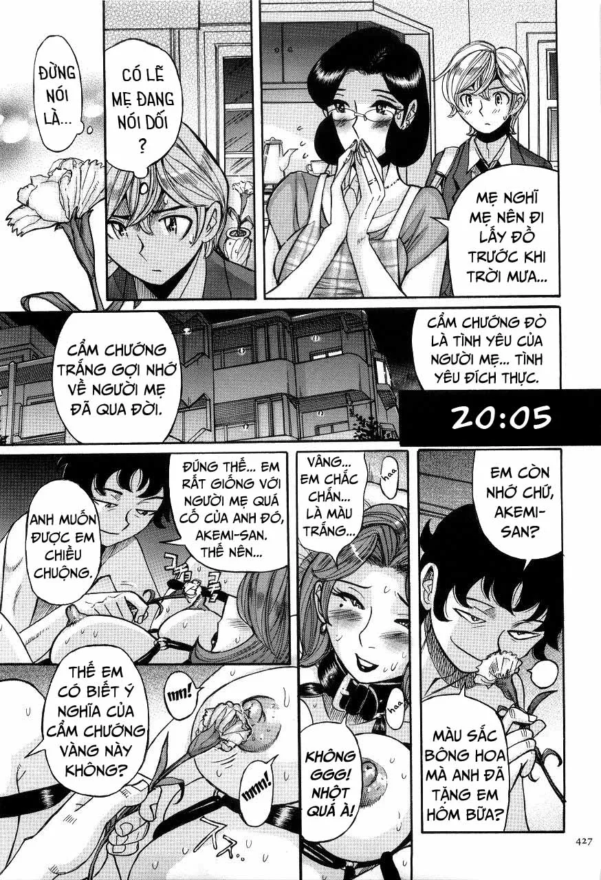 HentaiVN.net - Ảnh 13 - Nympho Maman Boshi Soukan [Mama no Shikyuu wa Boku no Mono; Nympho Maman Boshi Soukan - Mama No Shikyuu Wa Boku No Mono] - Chap 21 - Hoa cẩm chướng