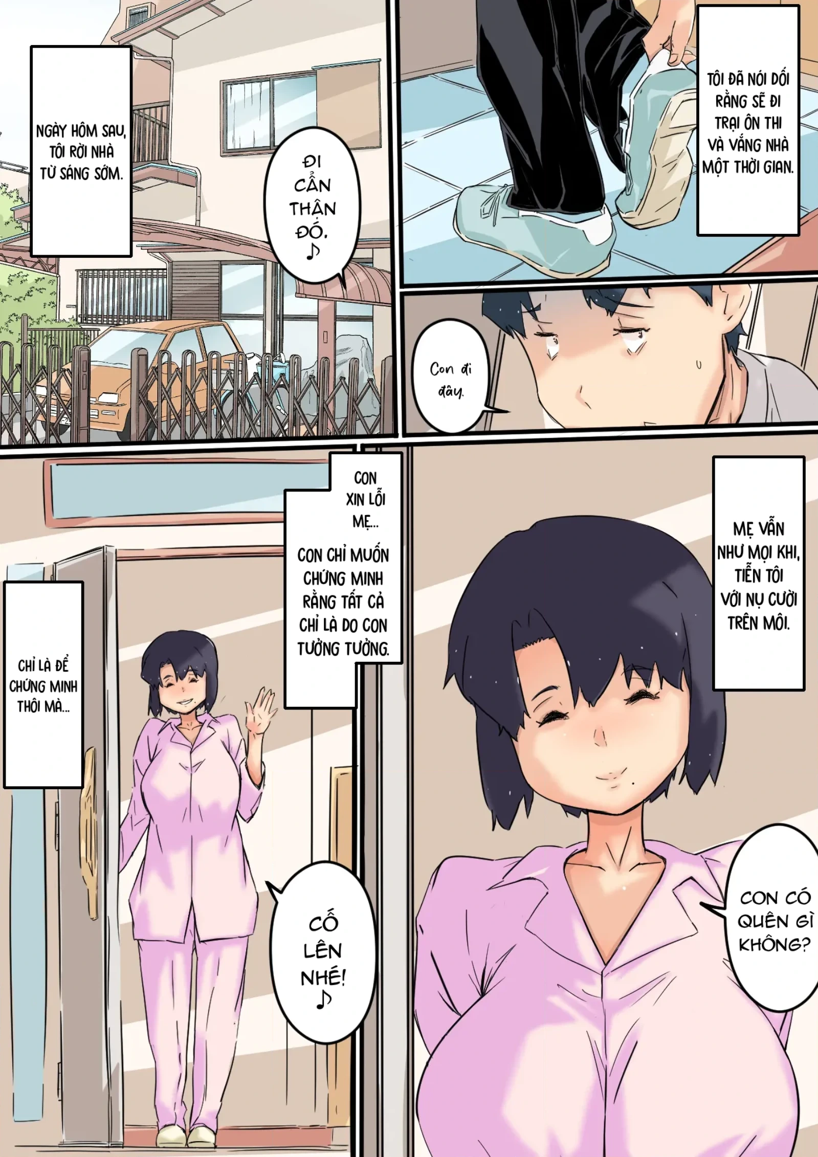 HentaiVN.net - Ảnh 19 - Haha wa Otouto to Yatte iru - Oneshot