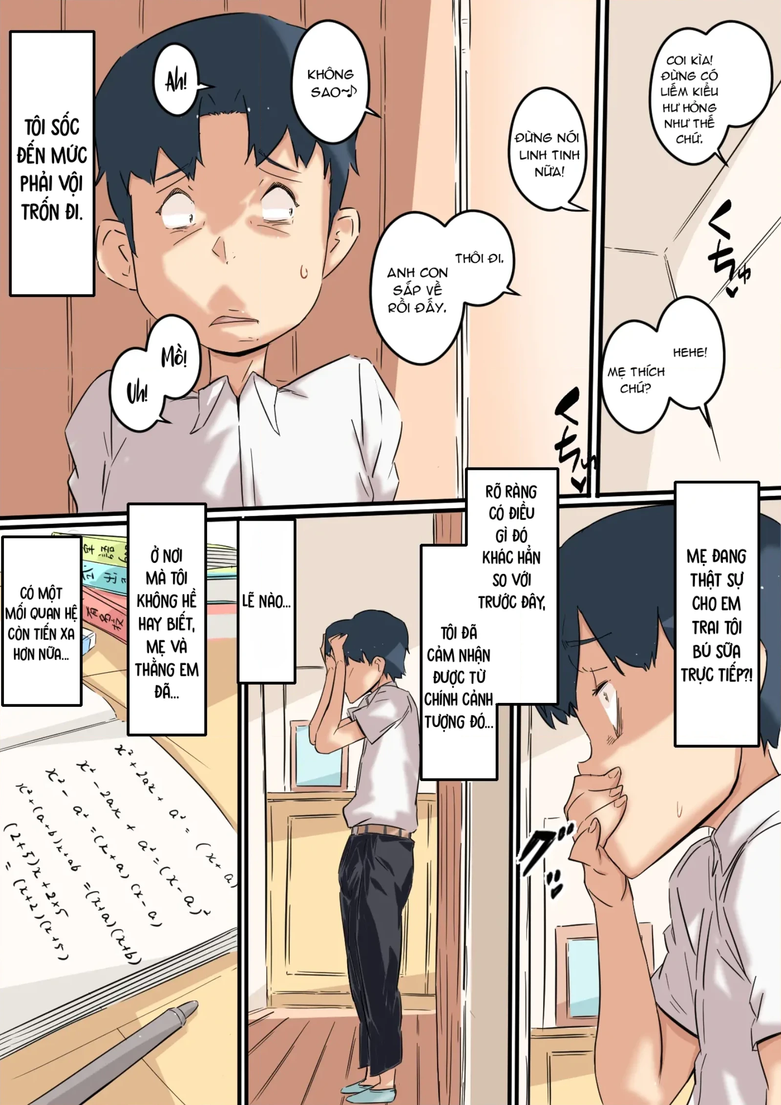 HentaiVN.net - Ảnh 8 - Haha wa Otouto to Yatte iru - Oneshot