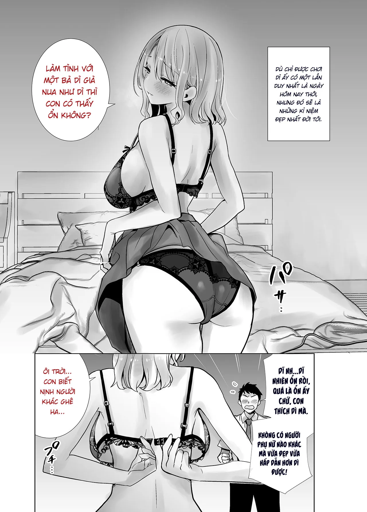 HentaiVN.net - Ảnh 4 - Tôi bulul mẹ thằng bạn vào sáng mùng 1 - Oneshot full