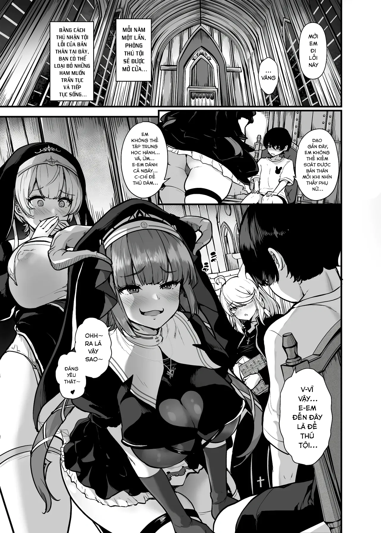 HentaiVN.net - Ảnh 3 - Phòng thú tội bí mật - Oneshot