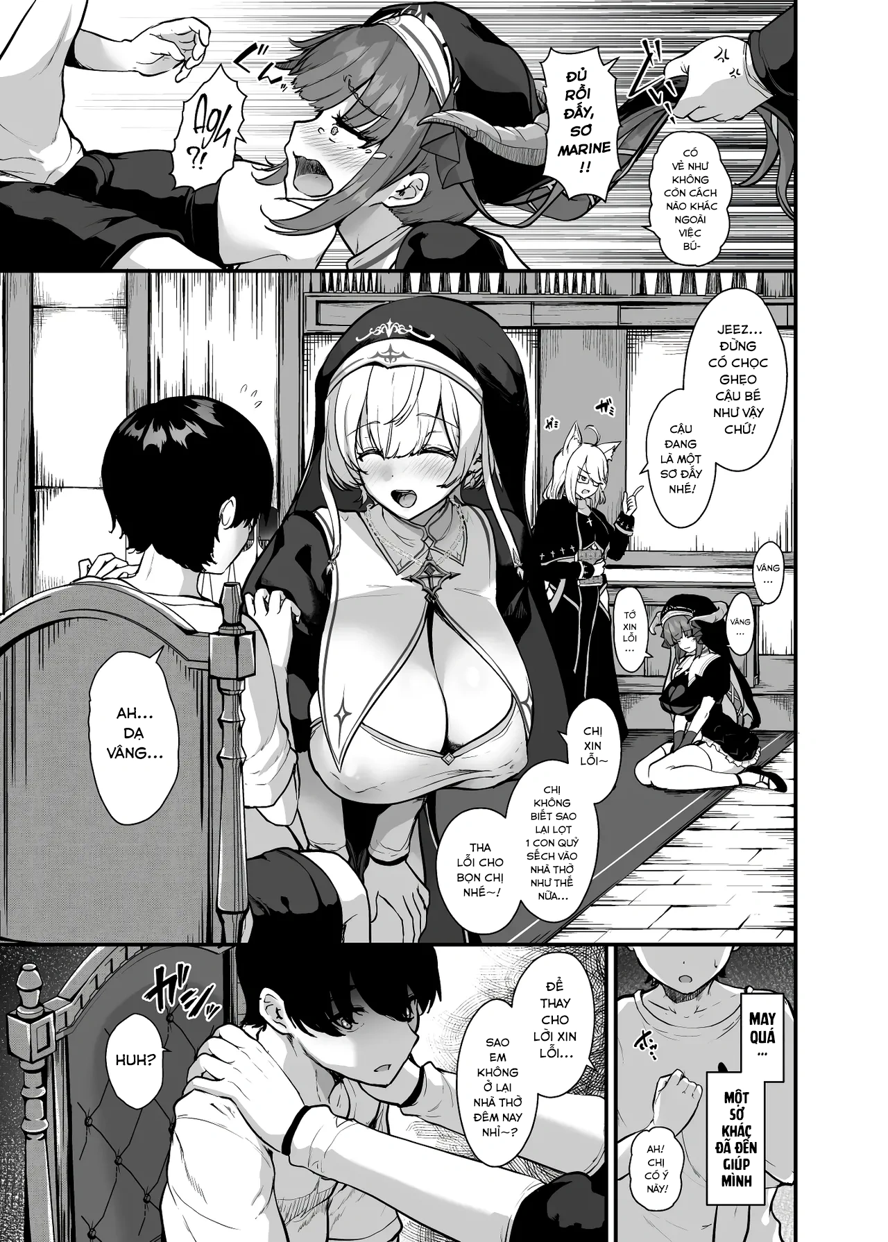 HentaiVN.net - Ảnh 5 - Phòng thú tội bí mật - Oneshot