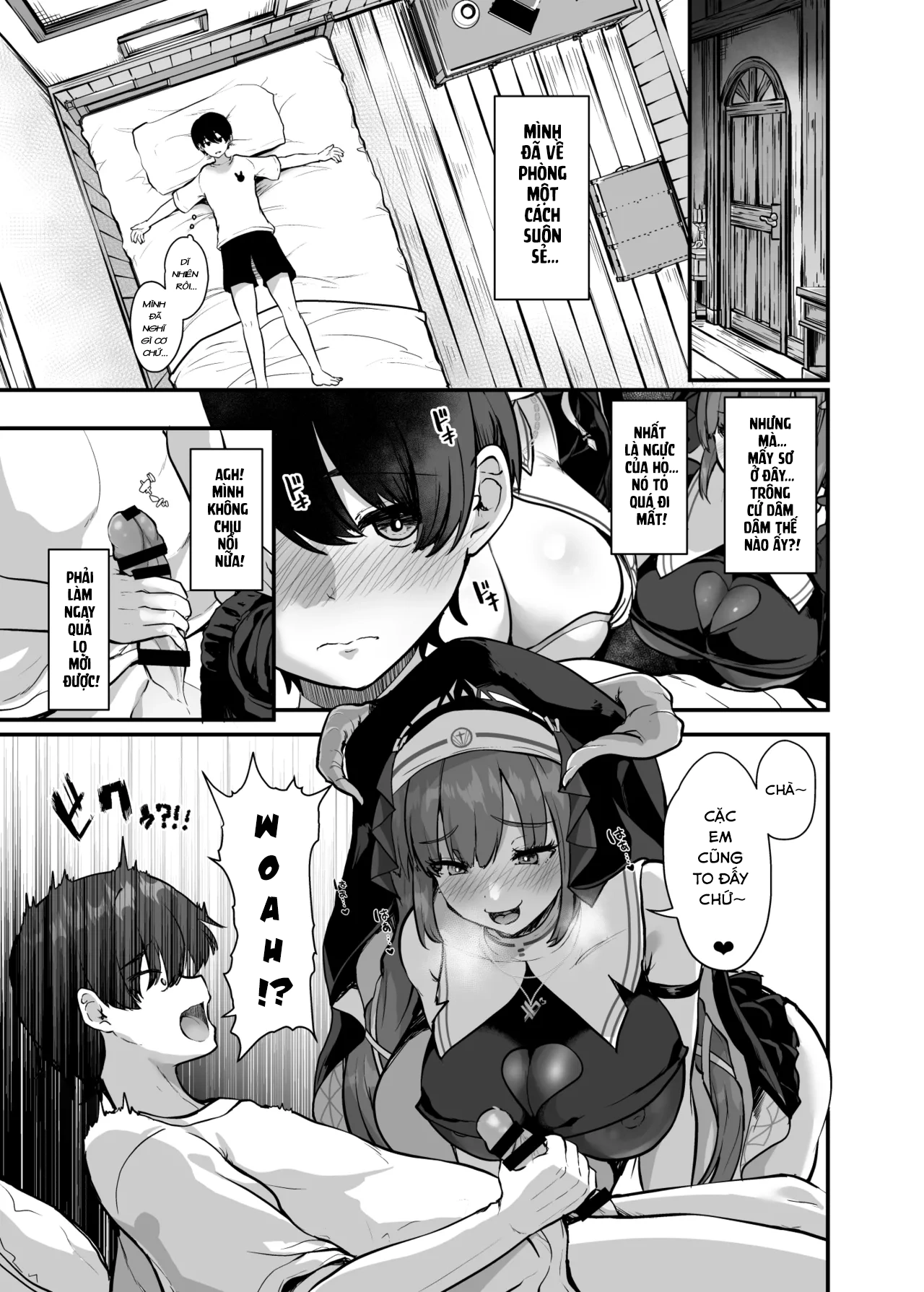 HentaiVN.net - Ảnh 7 - Phòng thú tội bí mật - Oneshot