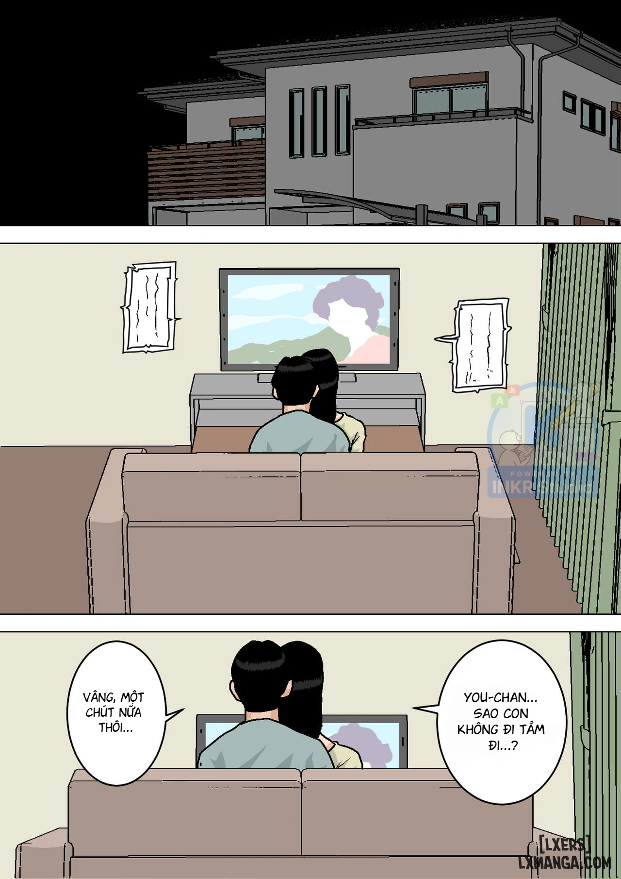 HentaiVN.net - Ảnh 3 - Mom's Tits Are All Mine To Grope!~I'll get you off if you need it~ - Chap 1