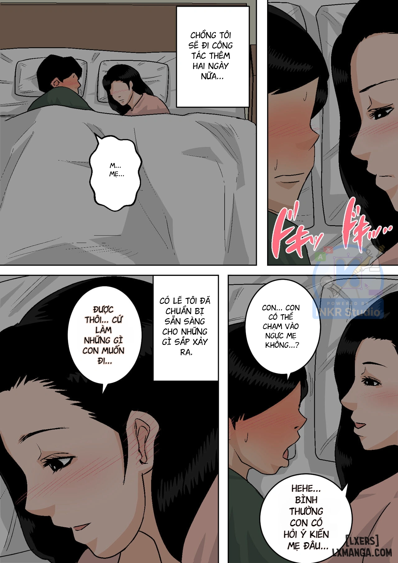 HentaiVN.net - Ảnh 34 - Mom's Tits Are All Mine To Grope!~I'll get you off if you need it~ - Chap 1