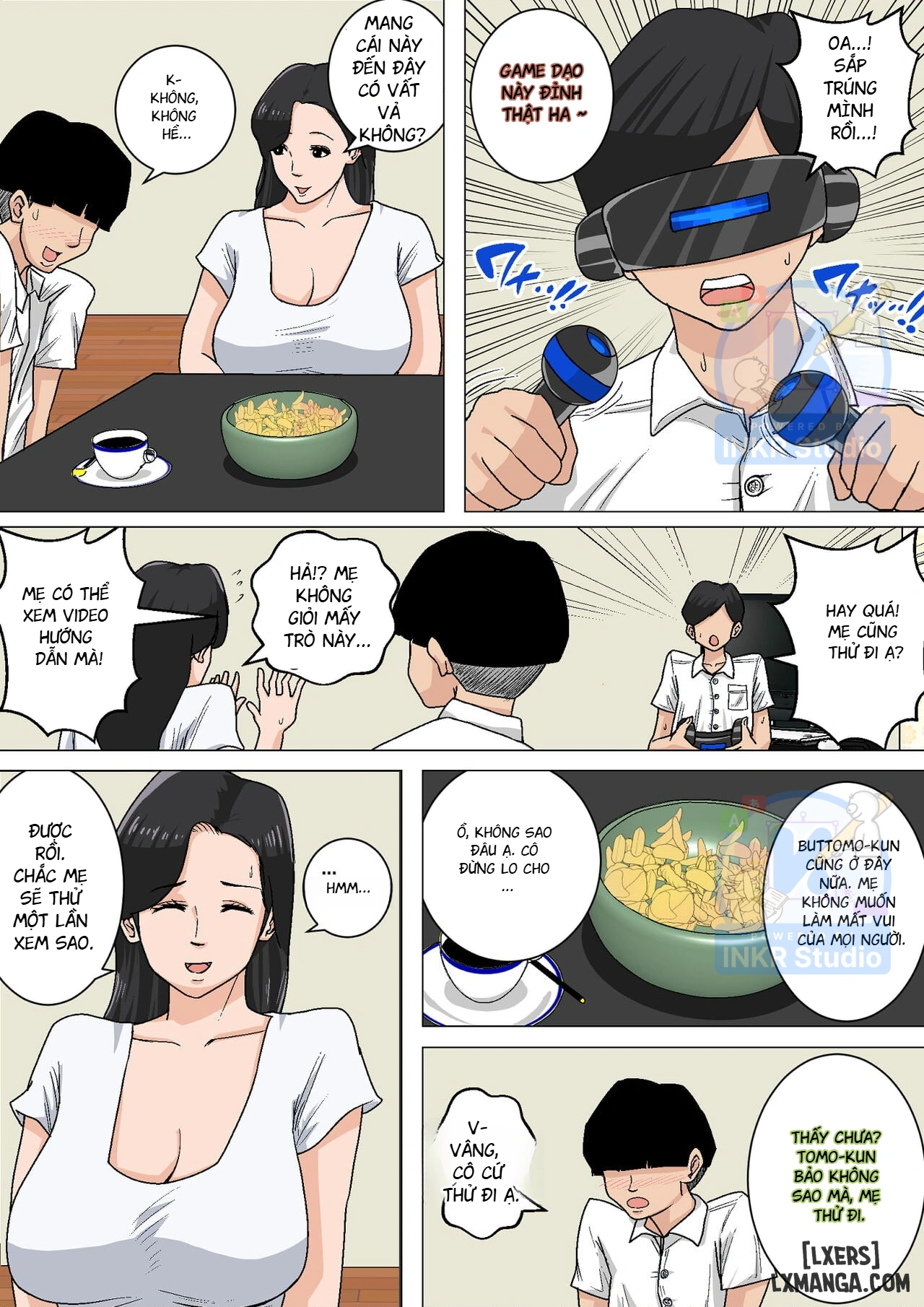 HentaiVN.net - Ảnh 3 - Mom's Tits Are All Mine To Grope!~I'll get you off if you need it~ - Chap 2