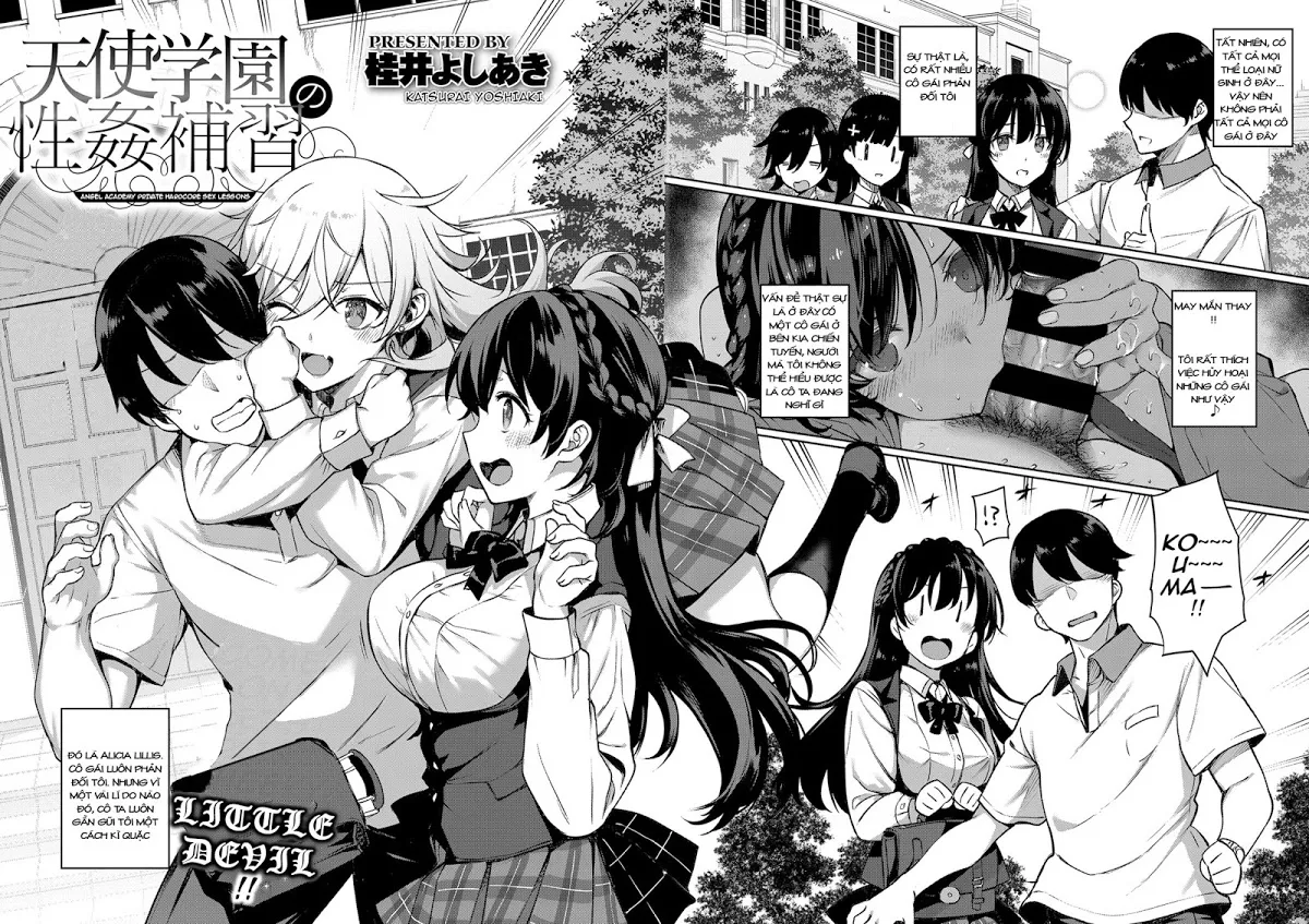 HentaiVN.net - Ảnh 3 - Angel Academy - Angel Academy- Amatsuka Gakuen no Seikan Hoshuu