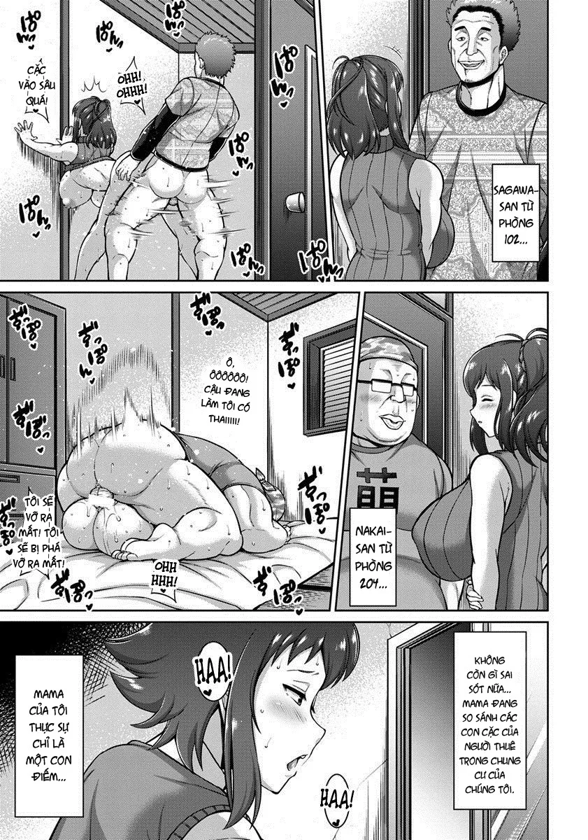 HentaiVN.net - Ảnh 18 - Mama wa Dosukebe Ooya-san [Mama is a Slutty Landlady] - Oneshot