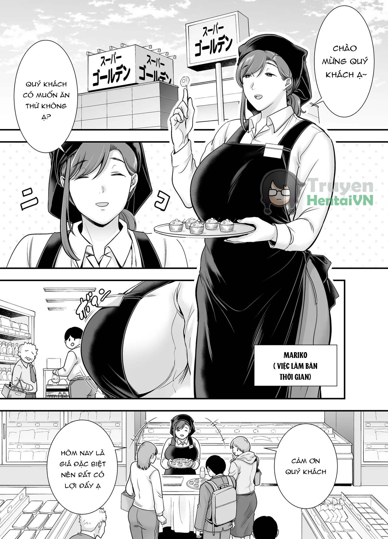 HentaiVN.net - Ảnh 3 - Mariko và tôi ~ Ngoại tình với một người phụ nữ đã có chồng ở công việc bán thời gian~ - Oneshot