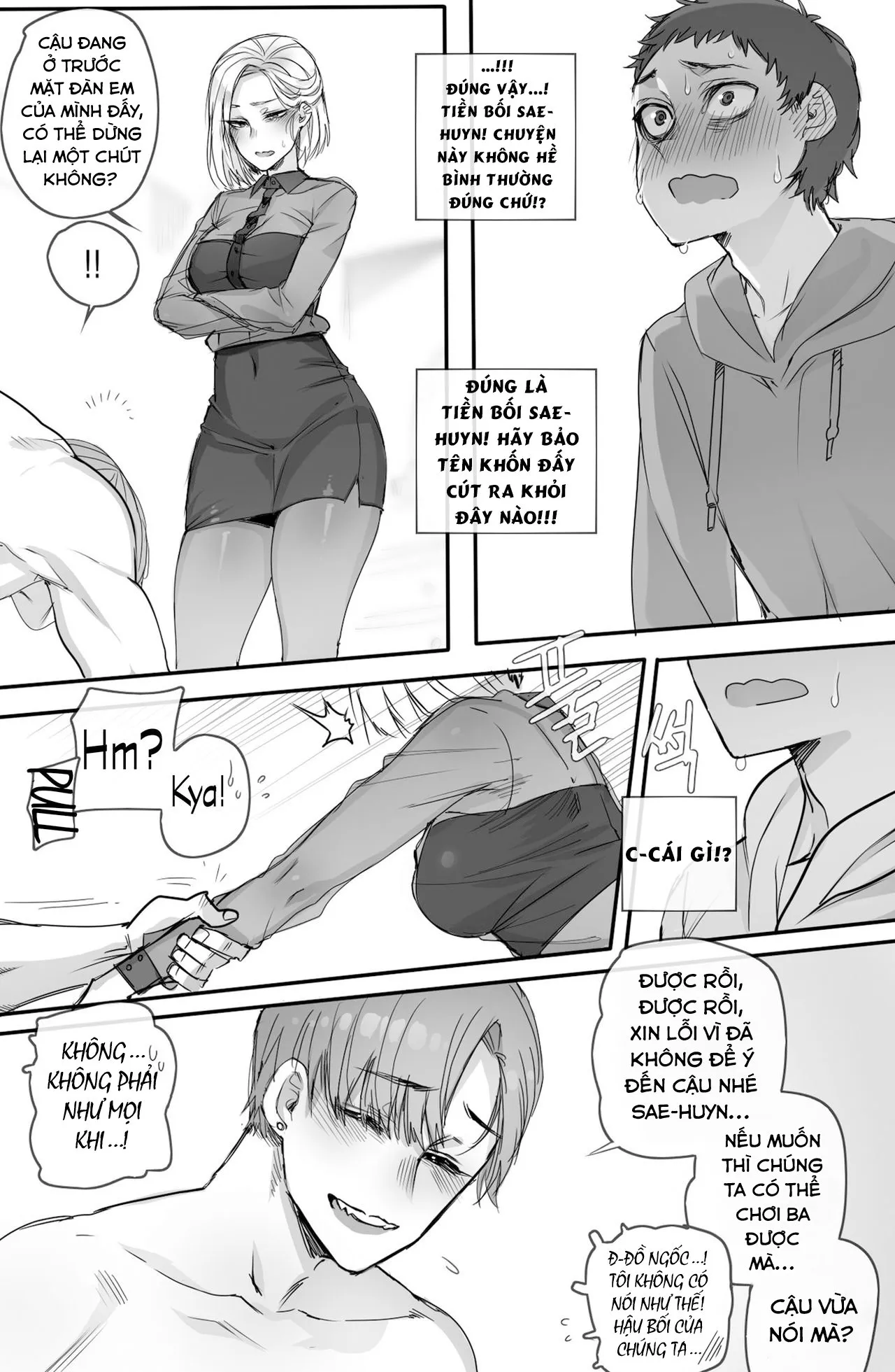 HentaiVN.net - Ảnh 12 - Why are you getting out from there [NTR망가] - OneShot