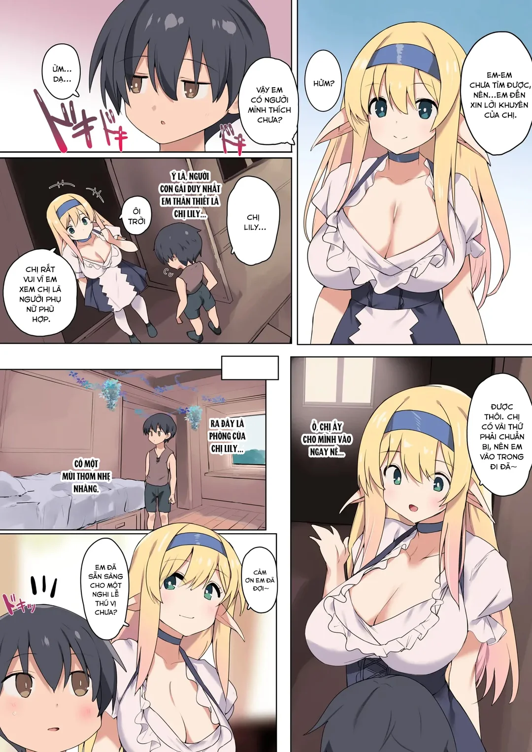 HentaiVN.net - Ảnh 5 - Được chị gái tốt bụng và đầy kinh nghiệm lấy trinh - Oneshot