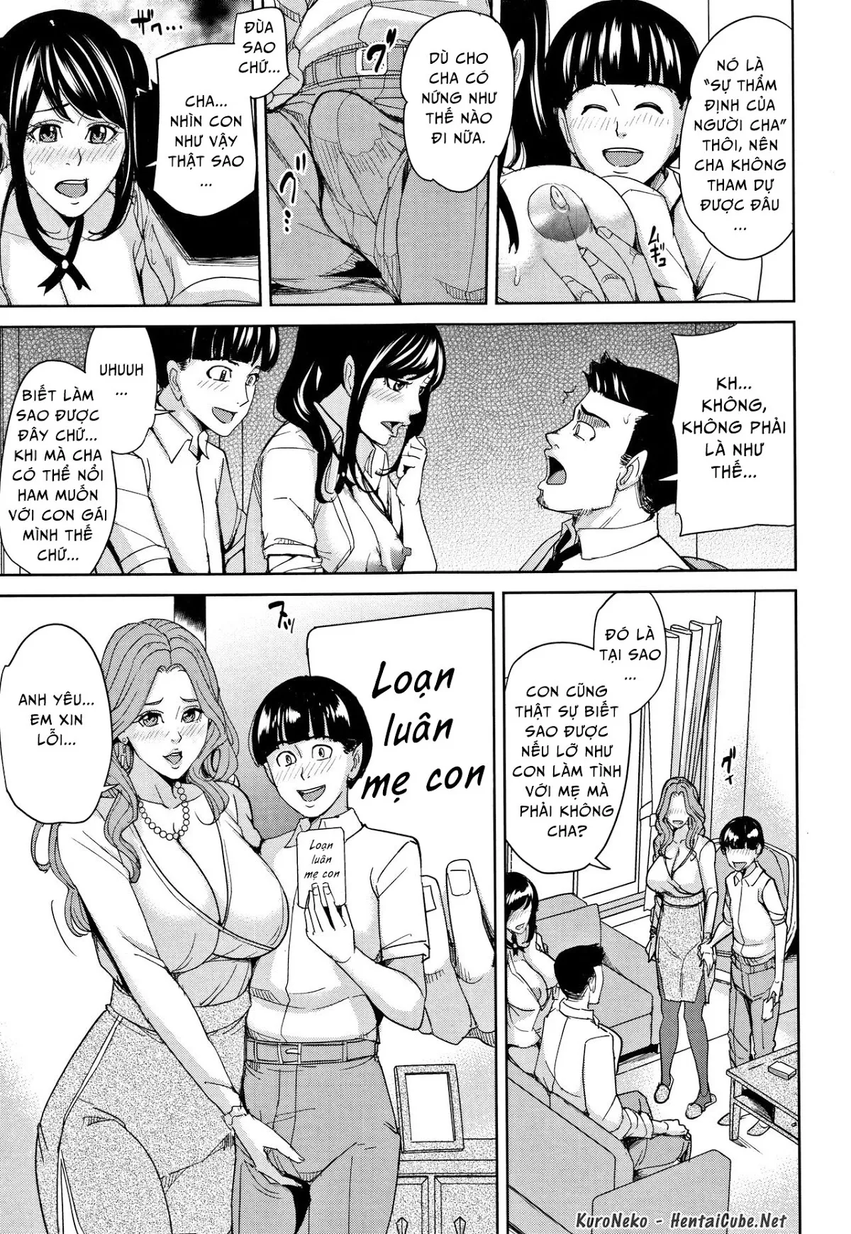 HentaiVN.net - Ảnh 10 - Kazoku Soukan Game - Chap 3 - [END]