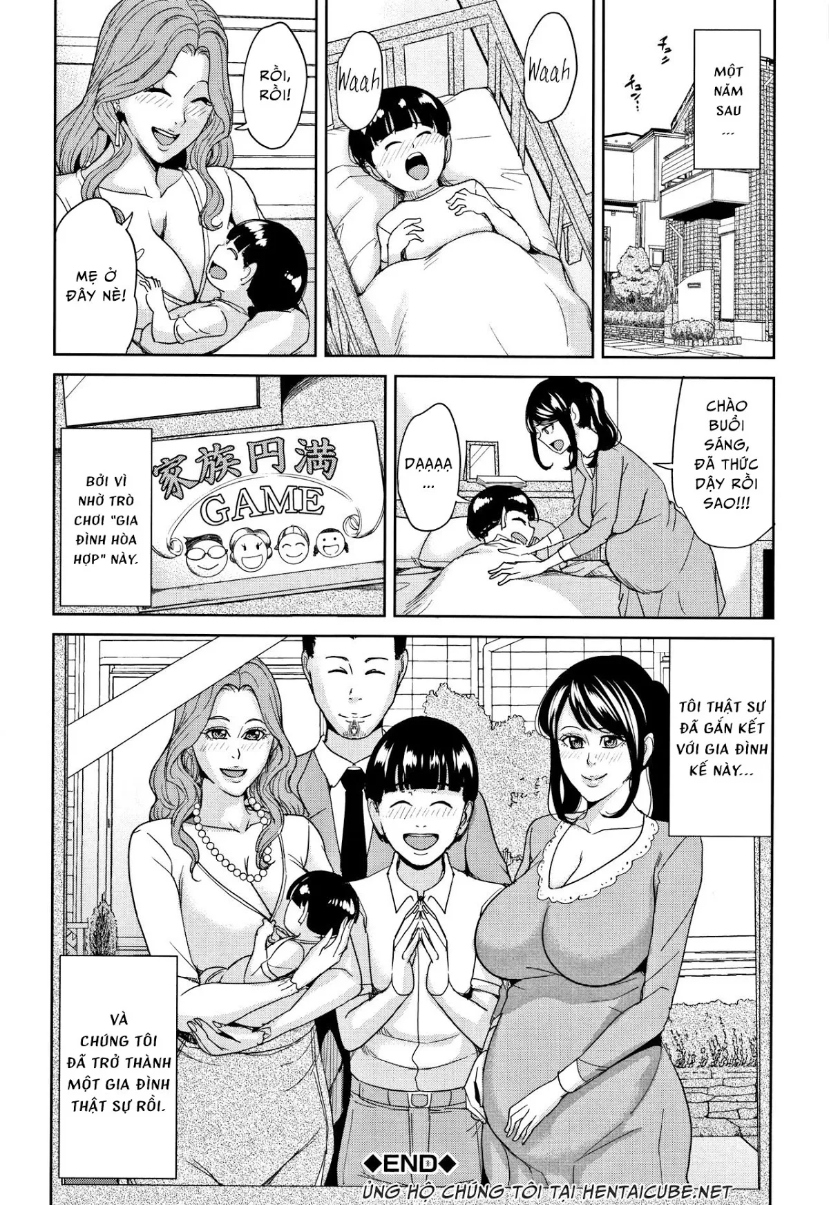 HentaiVN.net - Ảnh 26 - Kazoku Soukan Game - Chap 3 - [END]