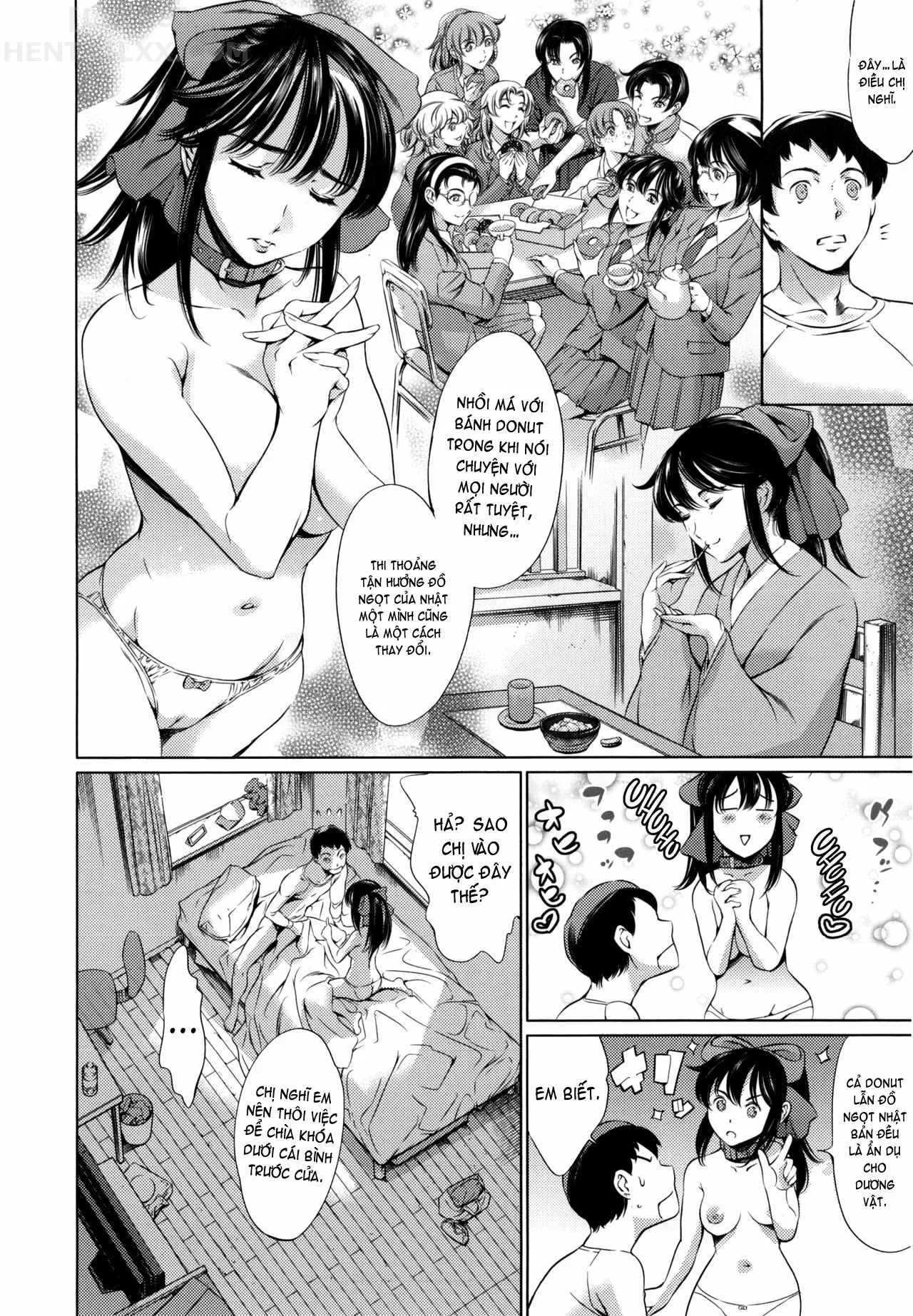HentaiVN.net - Ảnh 13 - Houkago Dorei Club +1 - Chap 1