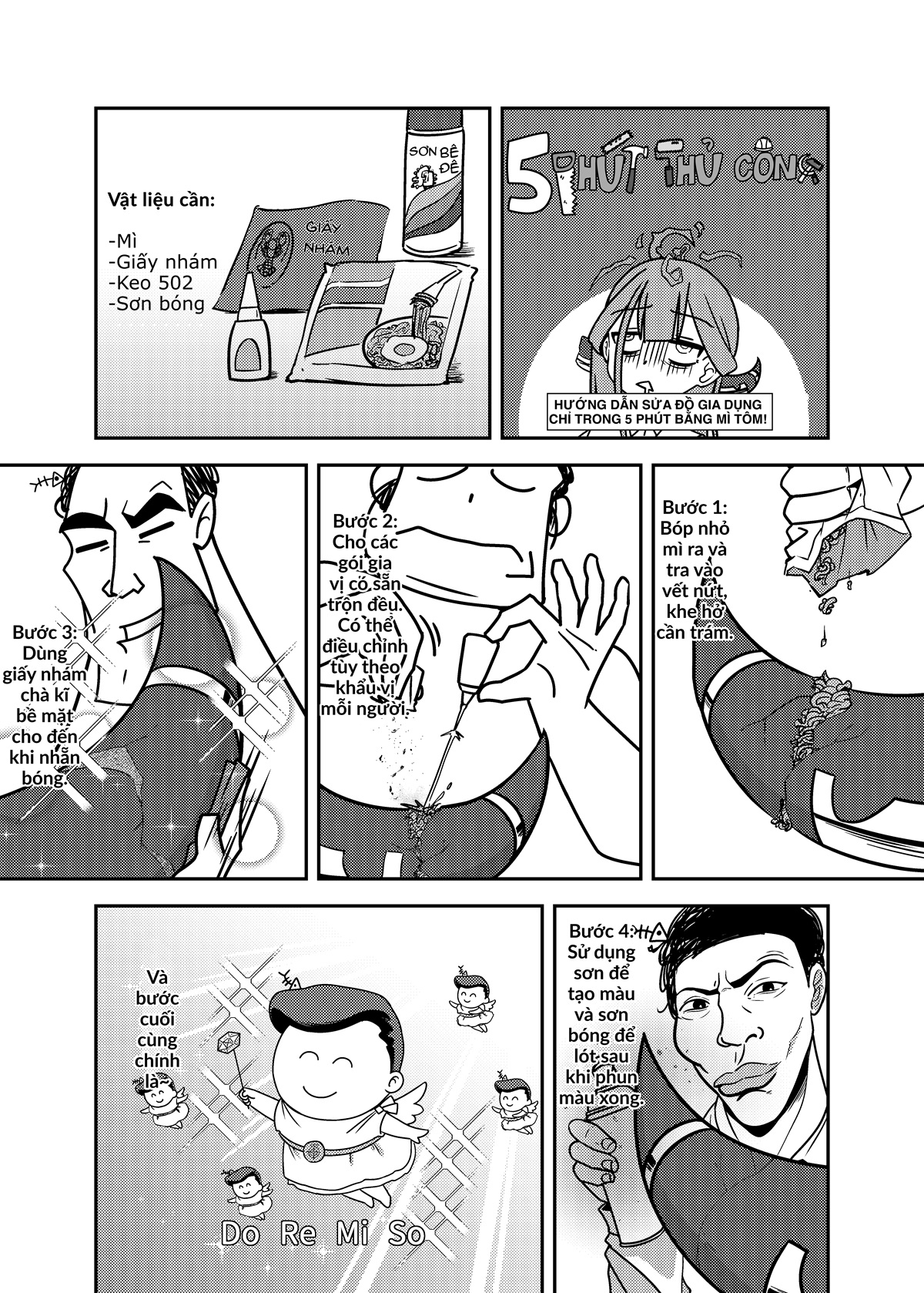 HentaiVN.net - Ảnh 6 - 5 Phút Thủ Công-Cách để sửa sừng cho Aru bằng mì tôm. - Indomie nợ tui tiền PR