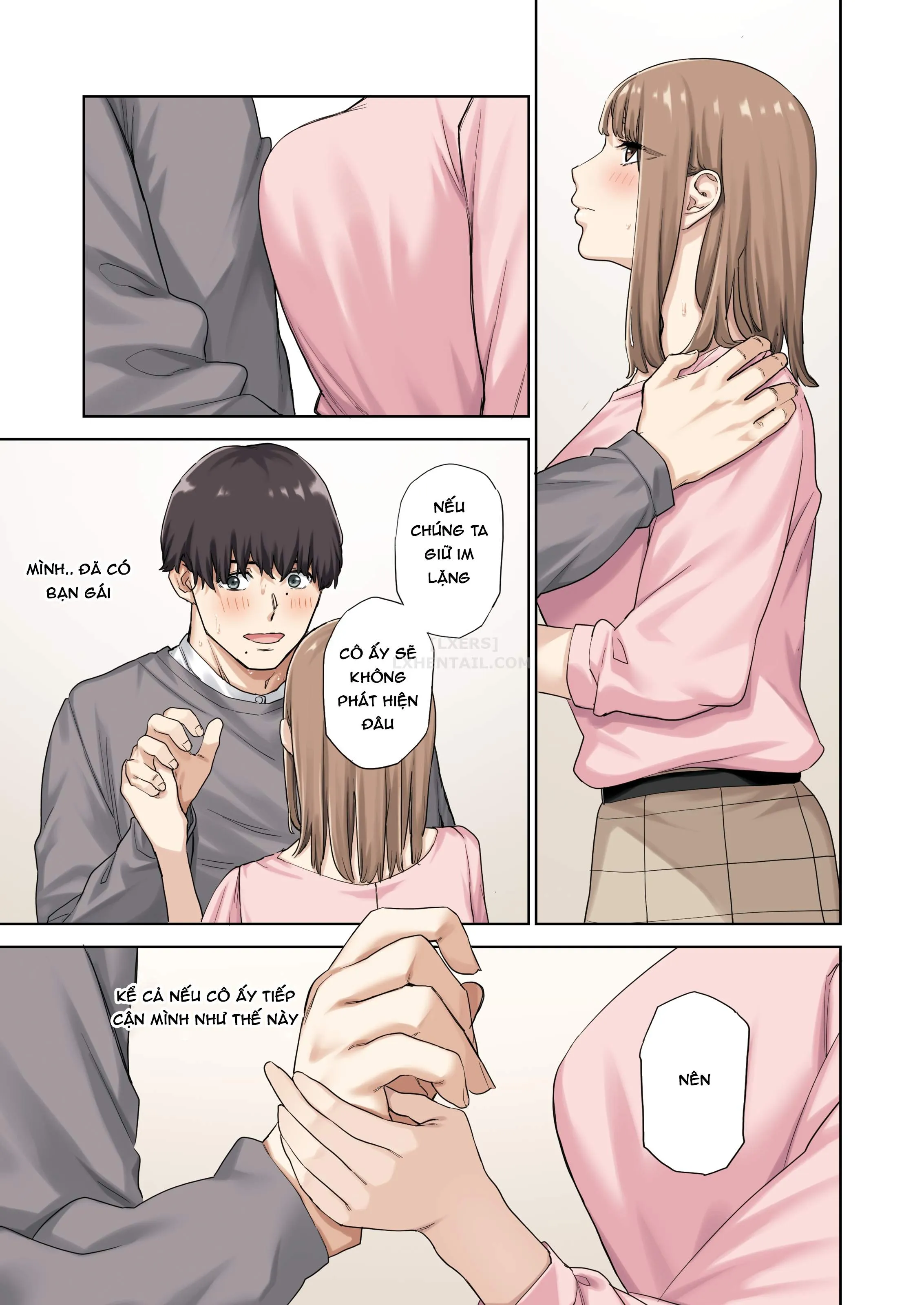 HentaiVN.net - Ảnh 15 - Kanojo Ga Fuzai No Aida, Kanojo No Shinyuu To Shirokujichuu, Nakadashi Shimashita [I Spent the Whole Time Fucking My Girlfriend's Friend While She Went on a Trip] - Chap 1