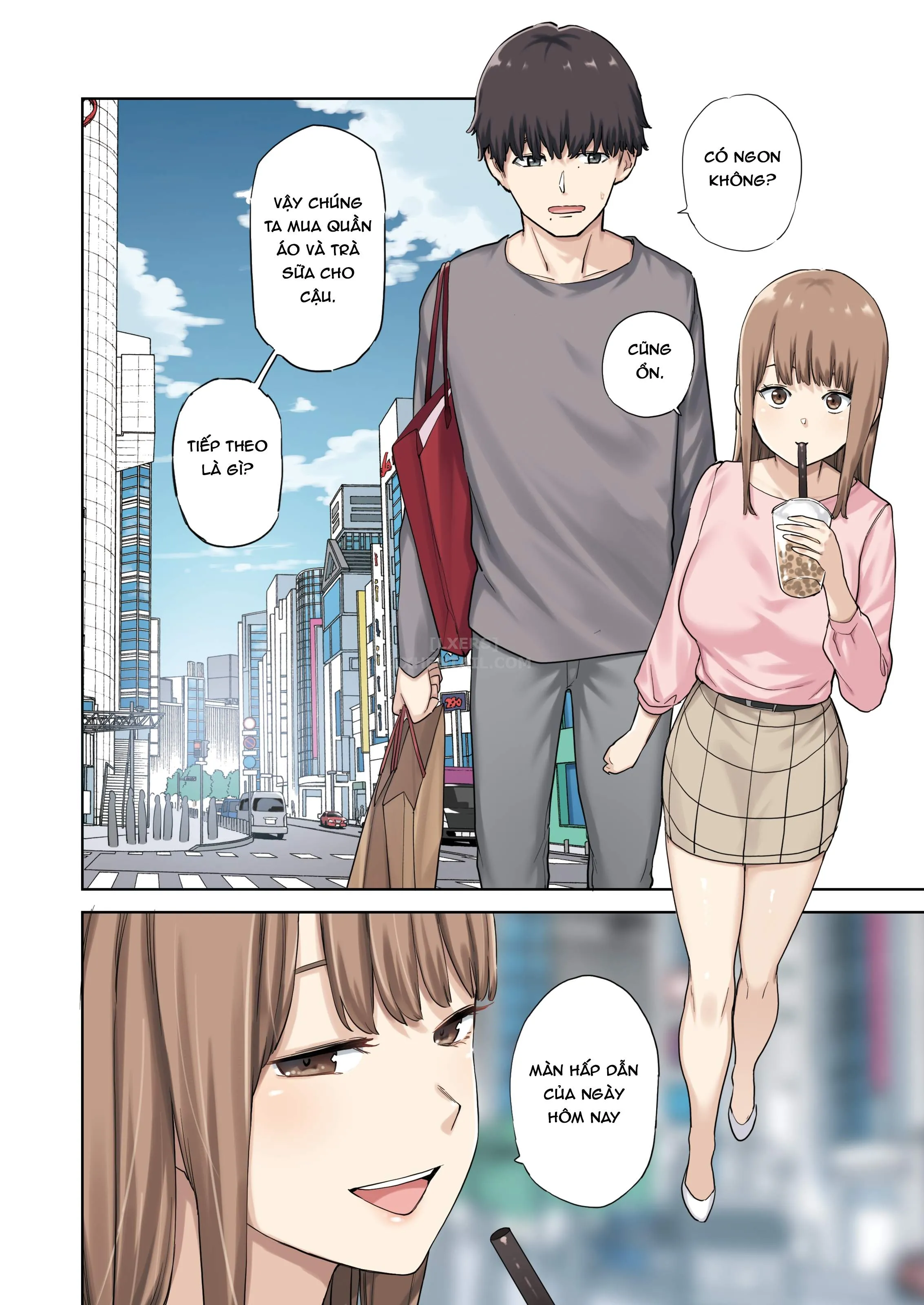 HentaiVN.net - Ảnh 34 - Kanojo Ga Fuzai No Aida, Kanojo No Shinyuu To Shirokujichuu, Nakadashi Shimashita [I Spent the Whole Time Fucking My Girlfriend's Friend While She Went on a Trip] - Chap 1