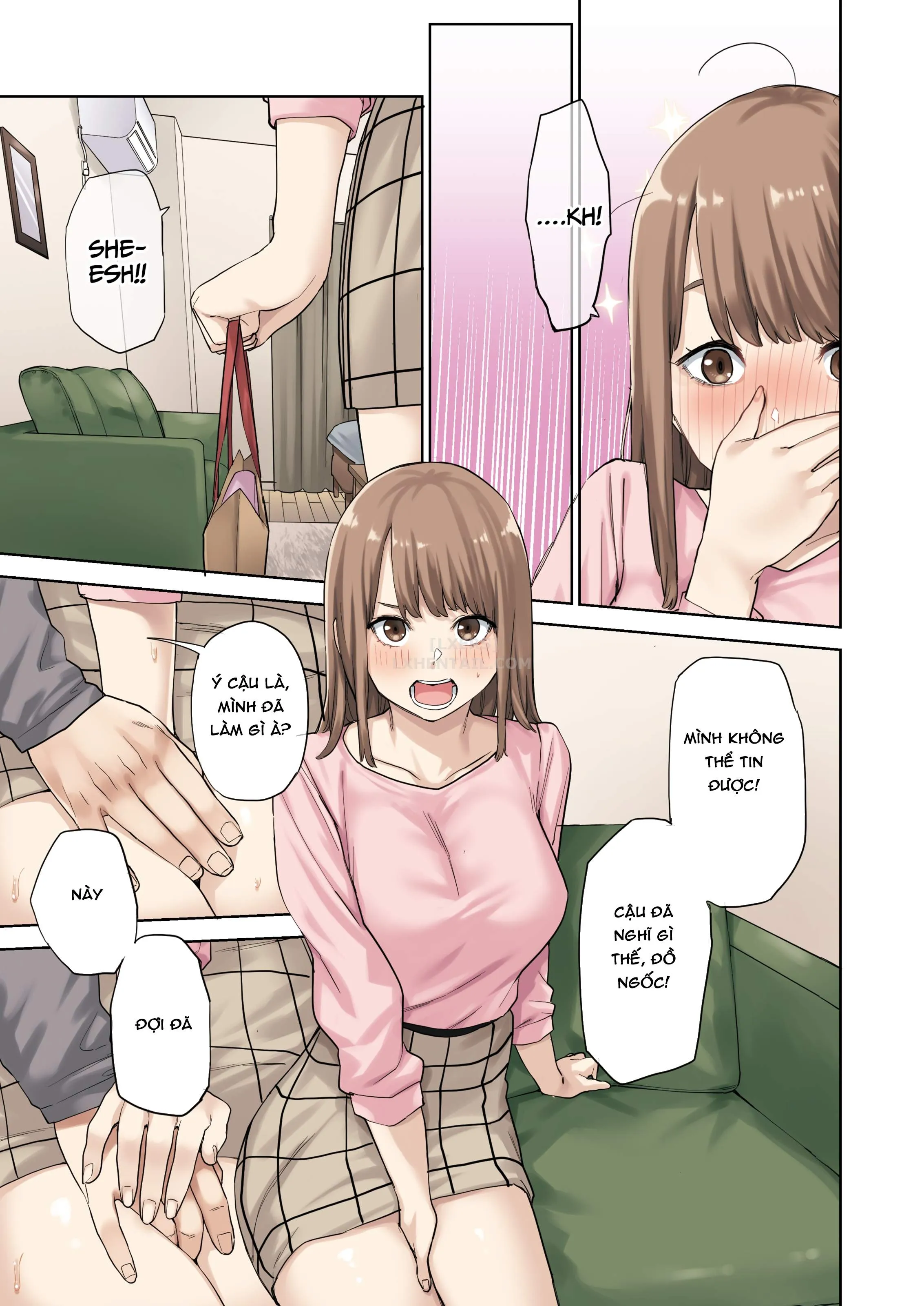 HentaiVN.net - Ảnh 39 - Kanojo Ga Fuzai No Aida, Kanojo No Shinyuu To Shirokujichuu, Nakadashi Shimashita [I Spent the Whole Time Fucking My Girlfriend's Friend While She Went on a Trip] - Chap 1