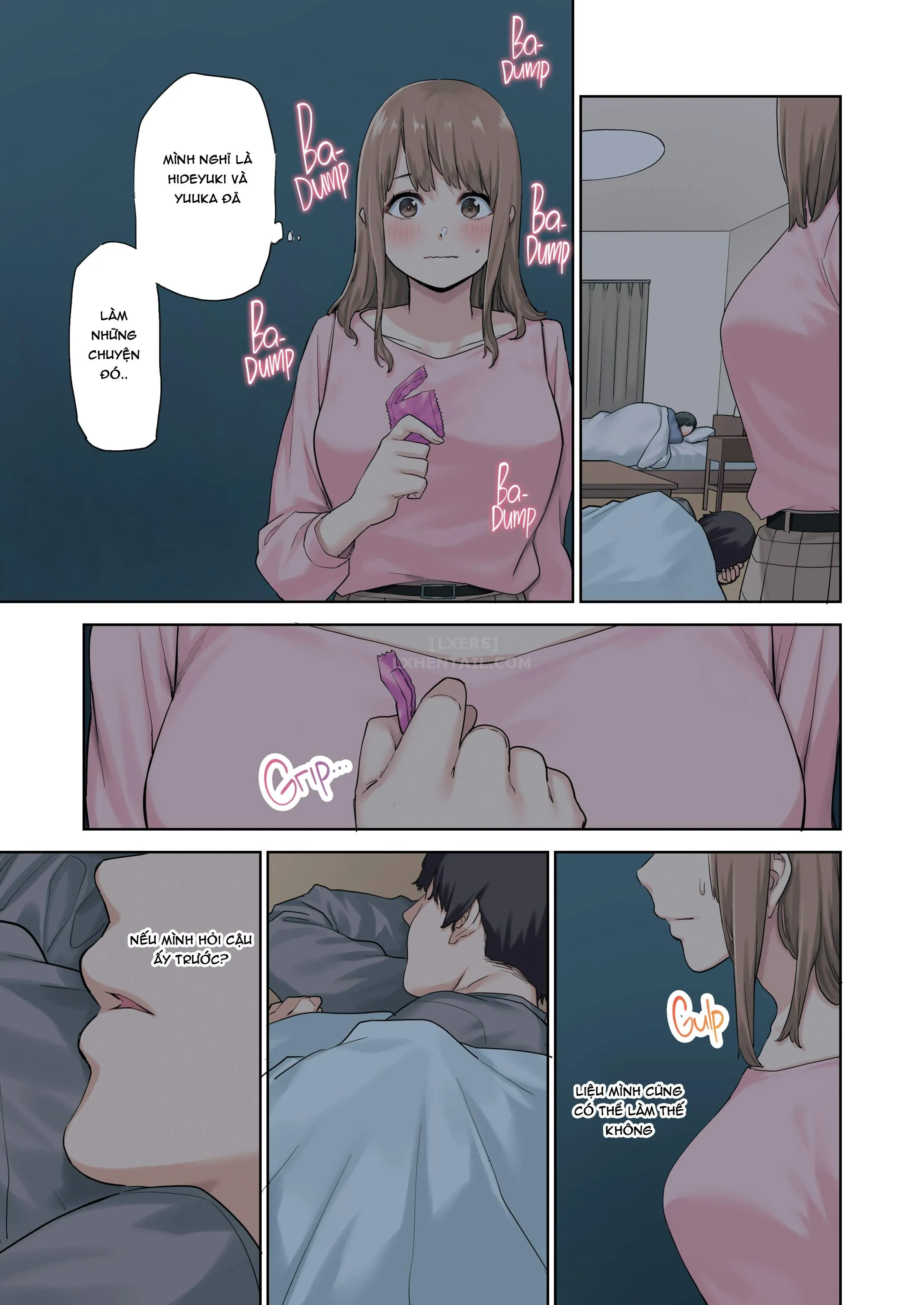 HentaiVN.net - Ảnh 7 - Kanojo Ga Fuzai No Aida, Kanojo No Shinyuu To Shirokujichuu, Nakadashi Shimashita [I Spent the Whole Time Fucking My Girlfriend's Friend While She Went on a Trip] - Chap 1