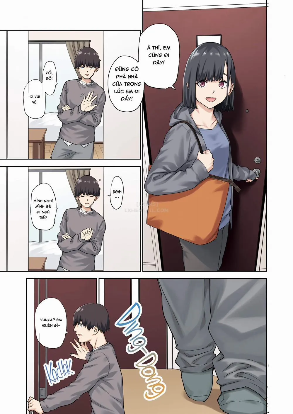 HentaiVN.net - Ảnh 12 - Kanojo Ga Fuzai No Aida, Kanojo No Shinyuu To Shirokujichuu, Nakadashi Shimashita [I Spent the Whole Time Fucking My Girlfriend's Friend While She Went on a Trip] - Chương 1