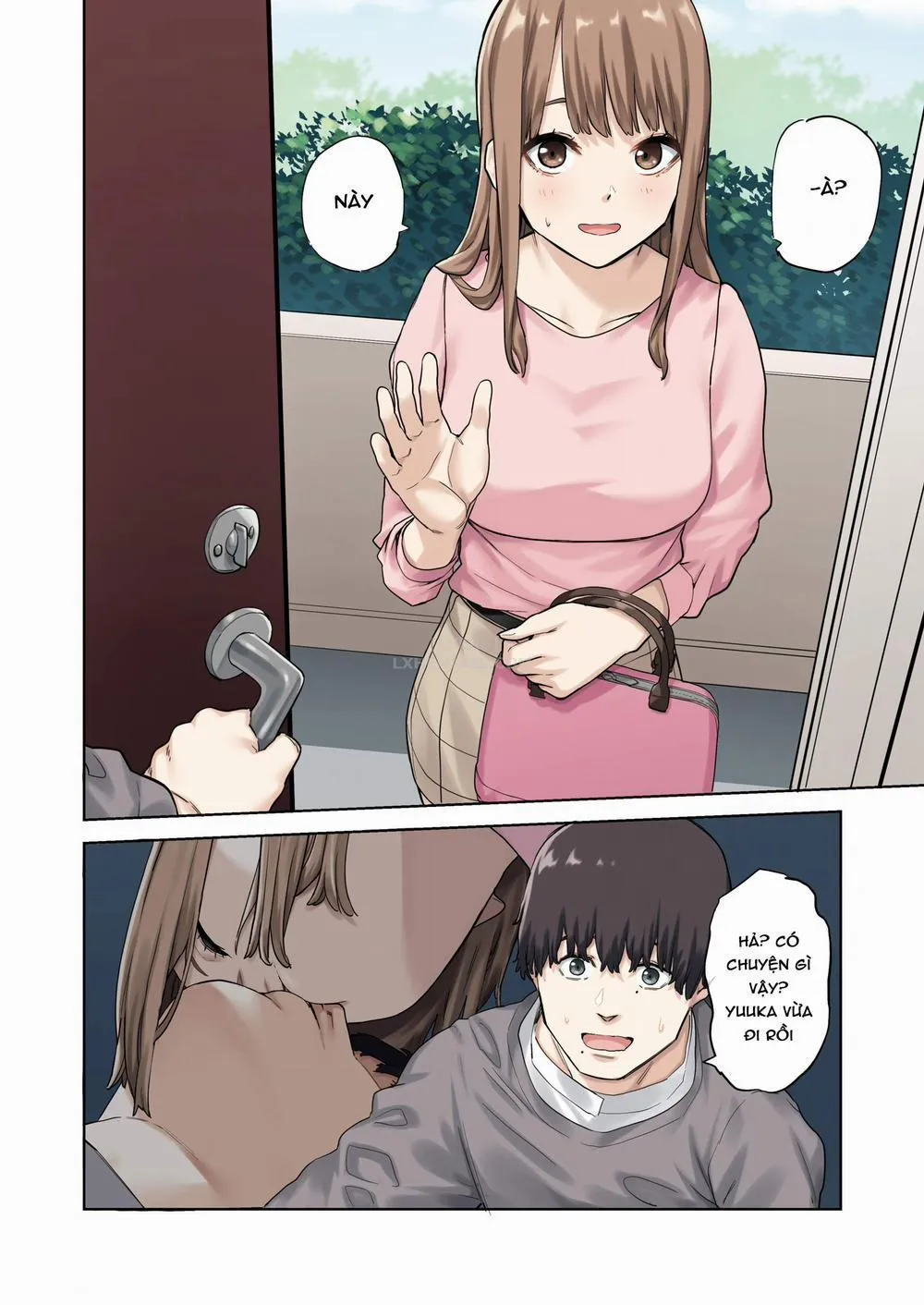 HentaiVN.net - Ảnh 13 - Kanojo Ga Fuzai No Aida, Kanojo No Shinyuu To Shirokujichuu, Nakadashi Shimashita [I Spent the Whole Time Fucking My Girlfriend's Friend While She Went on a Trip] - Chương 1