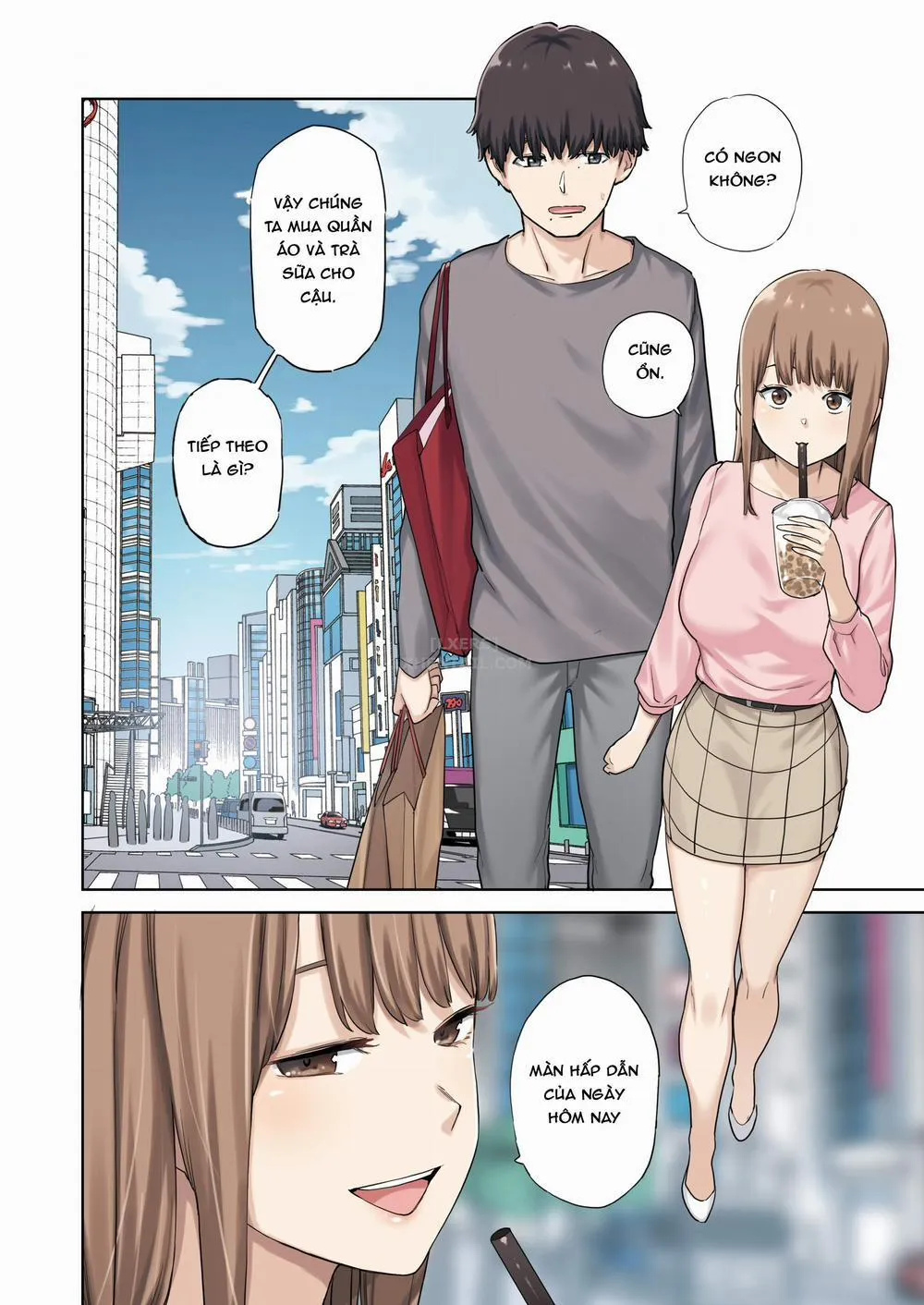 HentaiVN.net - Ảnh 35 - Kanojo Ga Fuzai No Aida, Kanojo No Shinyuu To Shirokujichuu, Nakadashi Shimashita [I Spent the Whole Time Fucking My Girlfriend's Friend While She Went on a Trip] - Chương 1