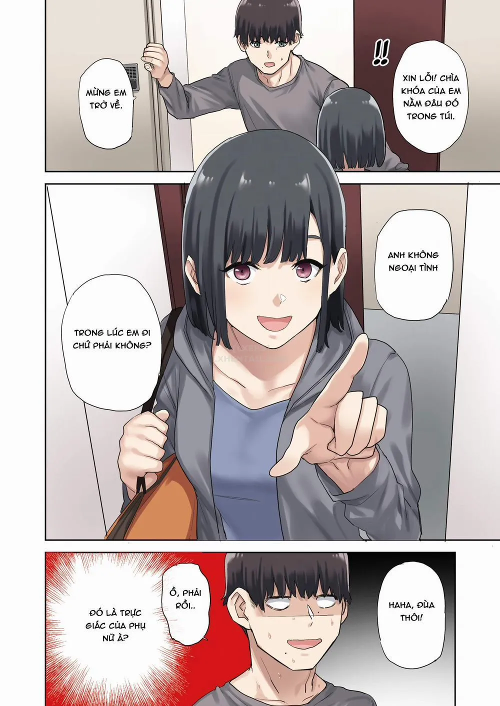 HentaiVN.net - Ảnh 67 - Kanojo Ga Fuzai No Aida, Kanojo No Shinyuu To Shirokujichuu, Nakadashi Shimashita [I Spent the Whole Time Fucking My Girlfriend's Friend While She Went on a Trip] - Chương 1