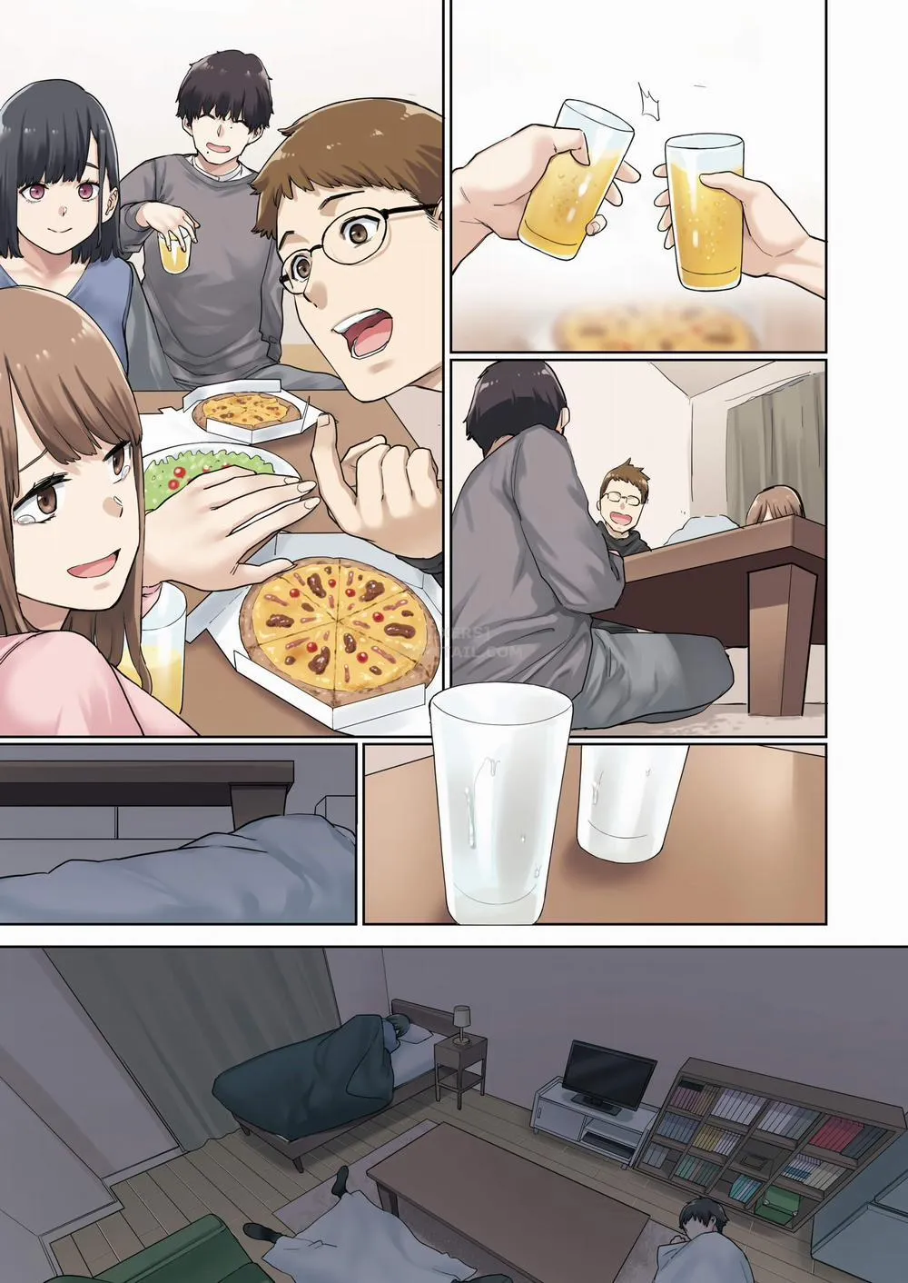 HentaiVN.net - Ảnh 6 - Kanojo Ga Fuzai No Aida, Kanojo No Shinyuu To Shirokujichuu, Nakadashi Shimashita [I Spent the Whole Time Fucking My Girlfriend's Friend While She Went on a Trip] - Chương 1