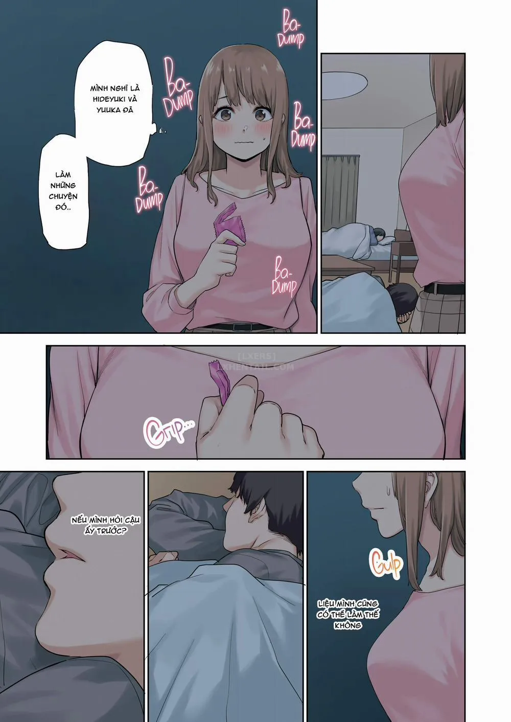 HentaiVN.net - Ảnh 8 - Kanojo Ga Fuzai No Aida, Kanojo No Shinyuu To Shirokujichuu, Nakadashi Shimashita [I Spent the Whole Time Fucking My Girlfriend's Friend While She Went on a Trip] - Chương 1