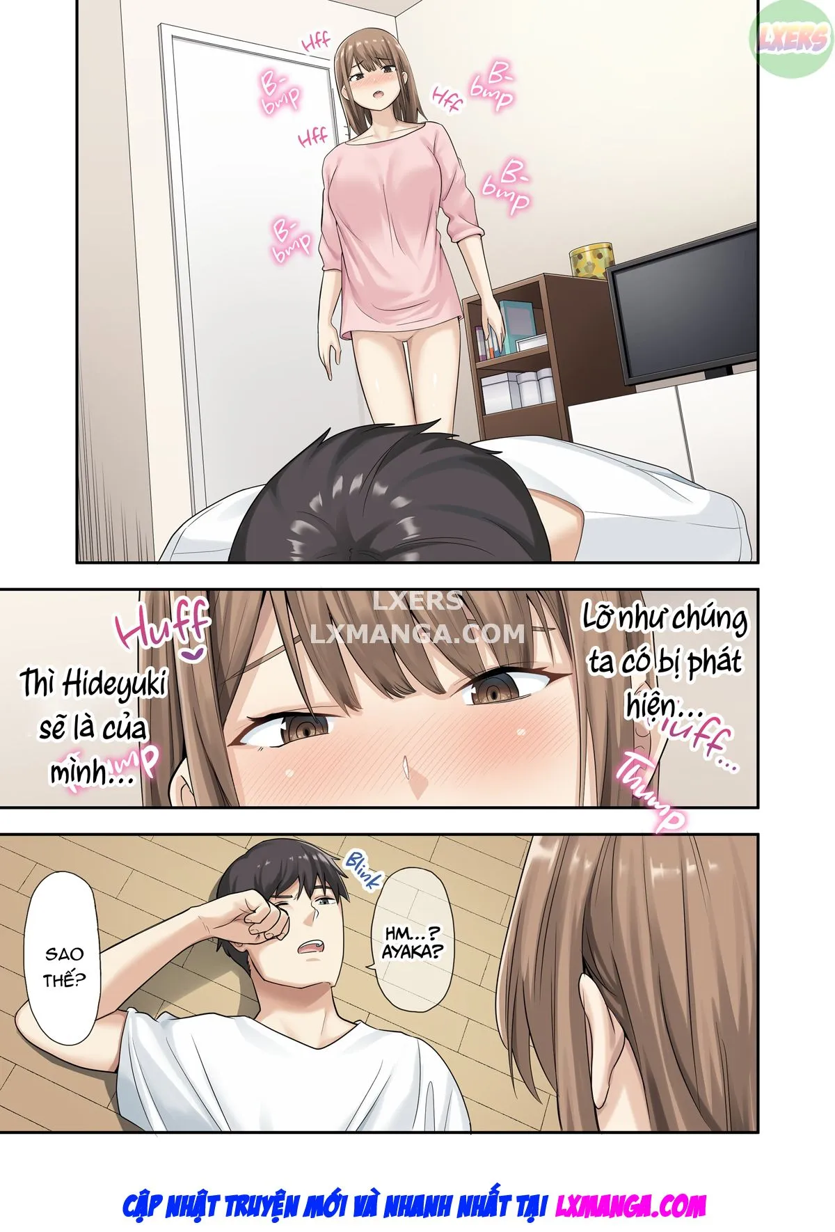HentaiVN.net - Ảnh 21 - Kanojo Ga Fuzai No Aida, Kanojo No Shinyuu To Shirokujichuu, Nakadashi Shimashita [I Spent the Whole Time Fucking My Girlfriend's Friend While She Went on a Trip] - Chap 2