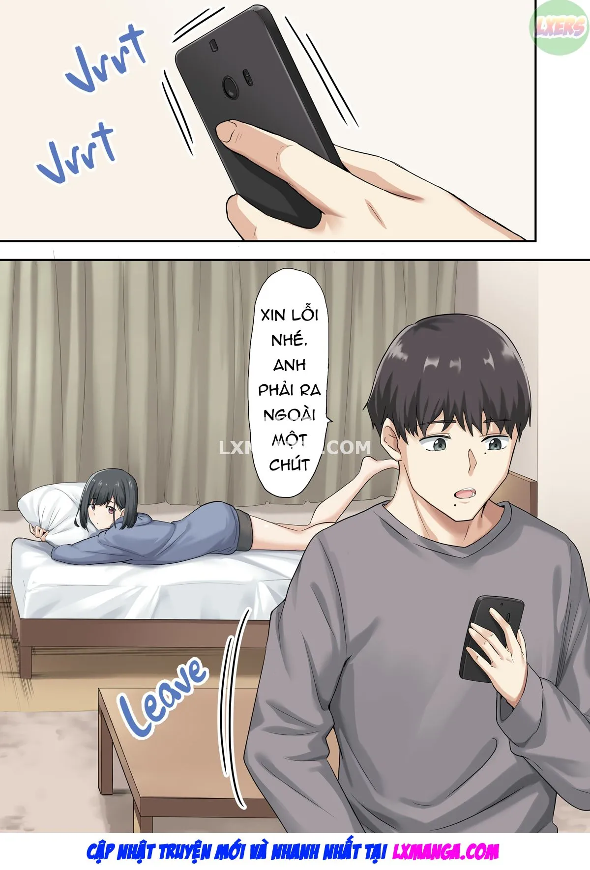 HentaiVN.net - Ảnh 3 - Kanojo Ga Fuzai No Aida, Kanojo No Shinyuu To Shirokujichuu, Nakadashi Shimashita [I Spent the Whole Time Fucking My Girlfriend's Friend While She Went on a Trip] - Chap 2