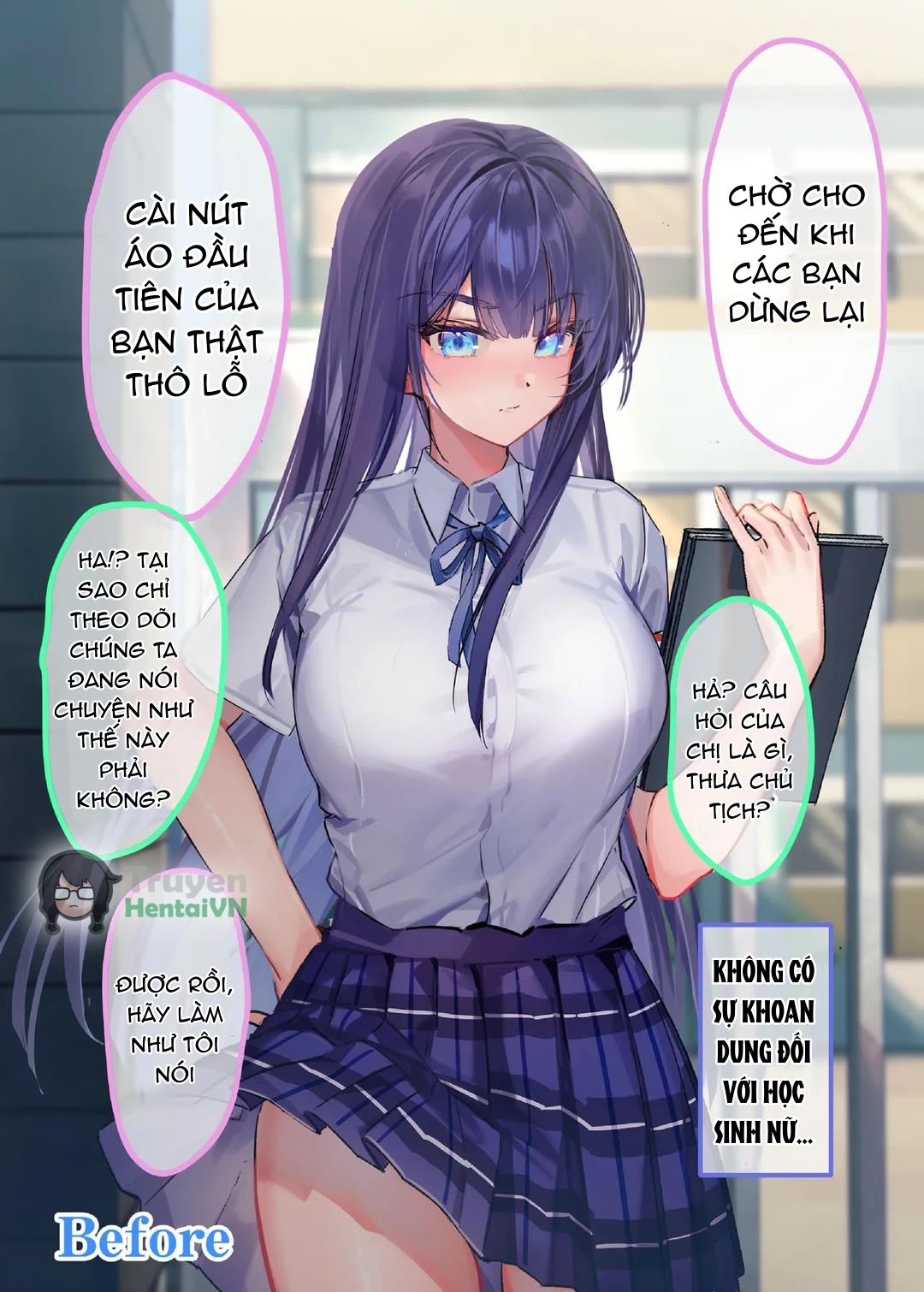 HentaiVN.net - Ảnh 11 - Boku Dake ni Amai Fuuki Iinchou to no Icha Love Nikutsubo Seikatsu Nisshi - Oneshot