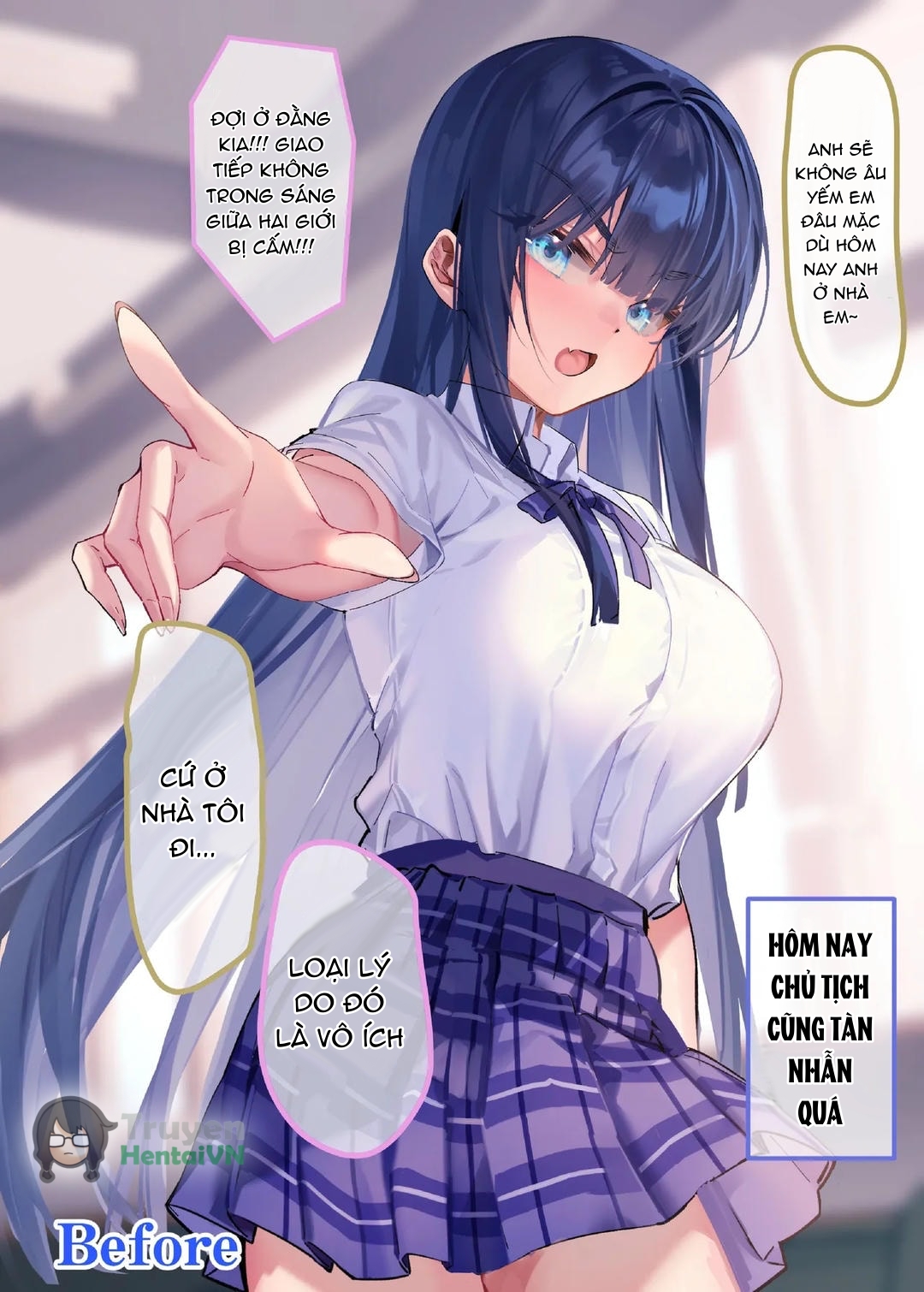 HentaiVN.net - Ảnh 16 - Boku Dake ni Amai Fuuki Iinchou to no Icha Love Nikutsubo Seikatsu Nisshi - Oneshot