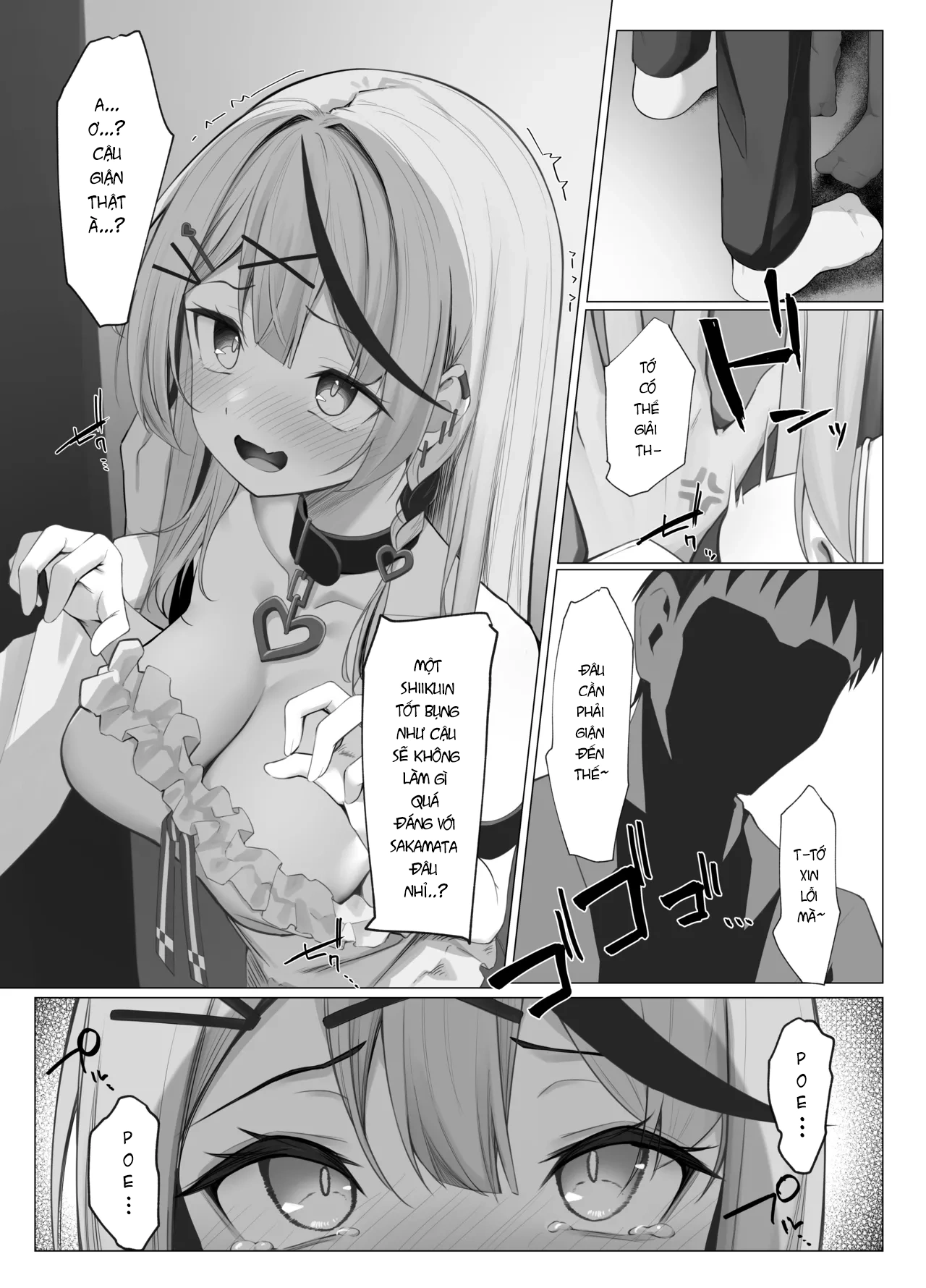 HentaiVN.net - Ảnh 6 - Phạt em nữa đi~ - Oneshot