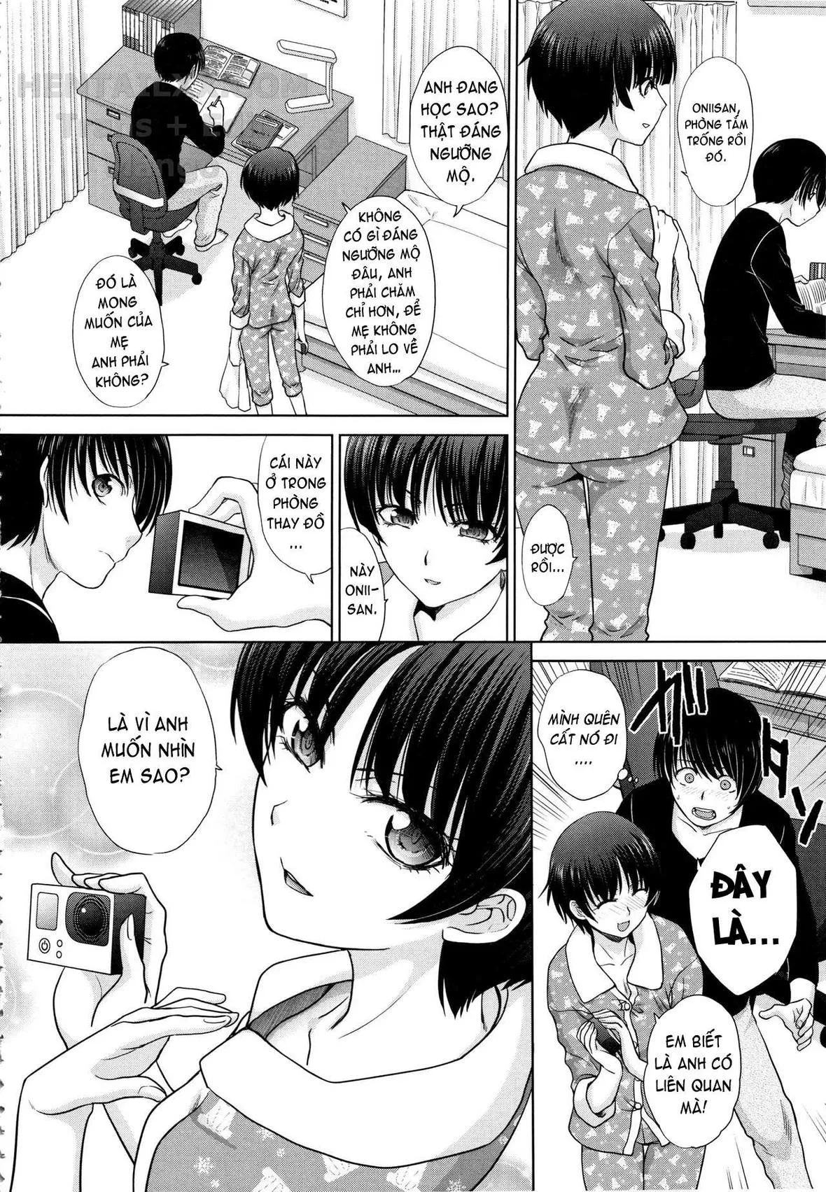HentaiVN.net - Ảnh 10 - Mother and Younger Sister [Haha to Imouto] - Chap 1