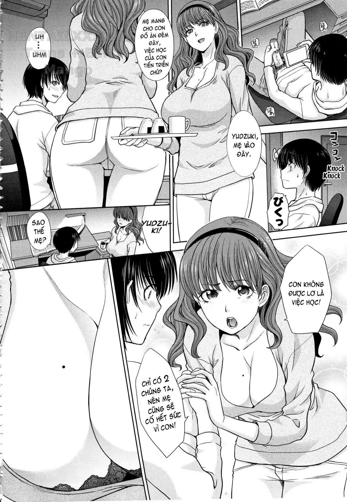 HentaiVN.net - Ảnh 4 - Mother and Younger Sister [Haha to Imouto] - Chap 1