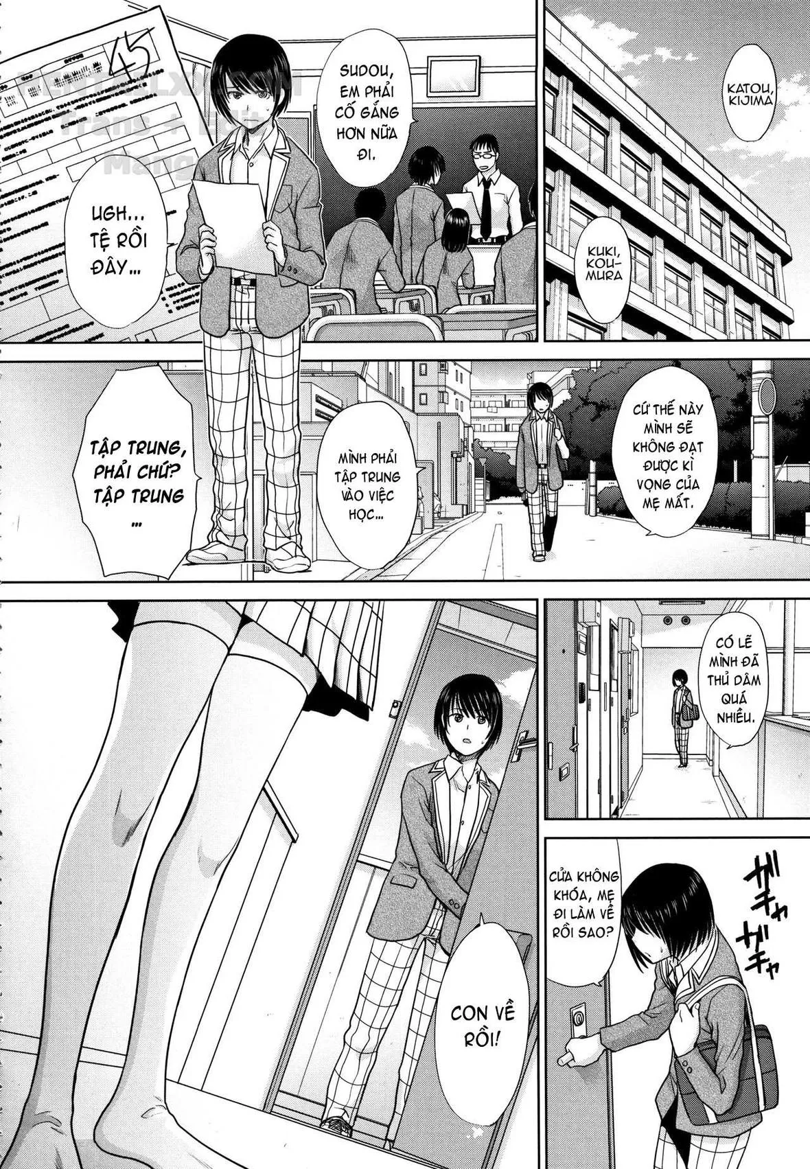 HentaiVN.net - Ảnh 6 - Mother and Younger Sister [Haha to Imouto] - Chap 1
