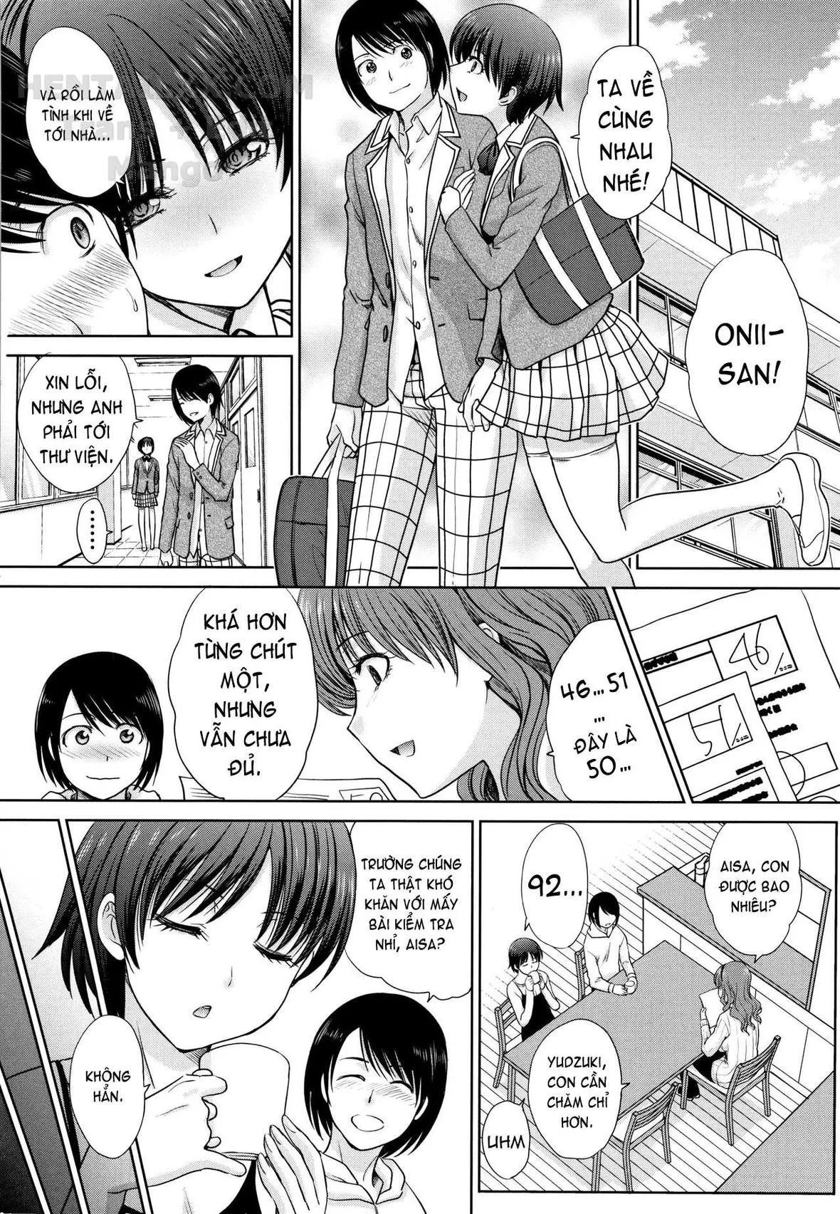 HentaiVN.net - Ảnh 15 - Mother and Younger Sister [Haha to Imouto] - Chap 2