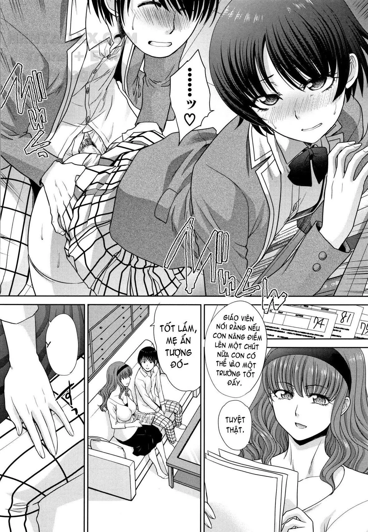 HentaiVN.net - Ảnh 21 - Mother and Younger Sister [Haha to Imouto] - Chap 3