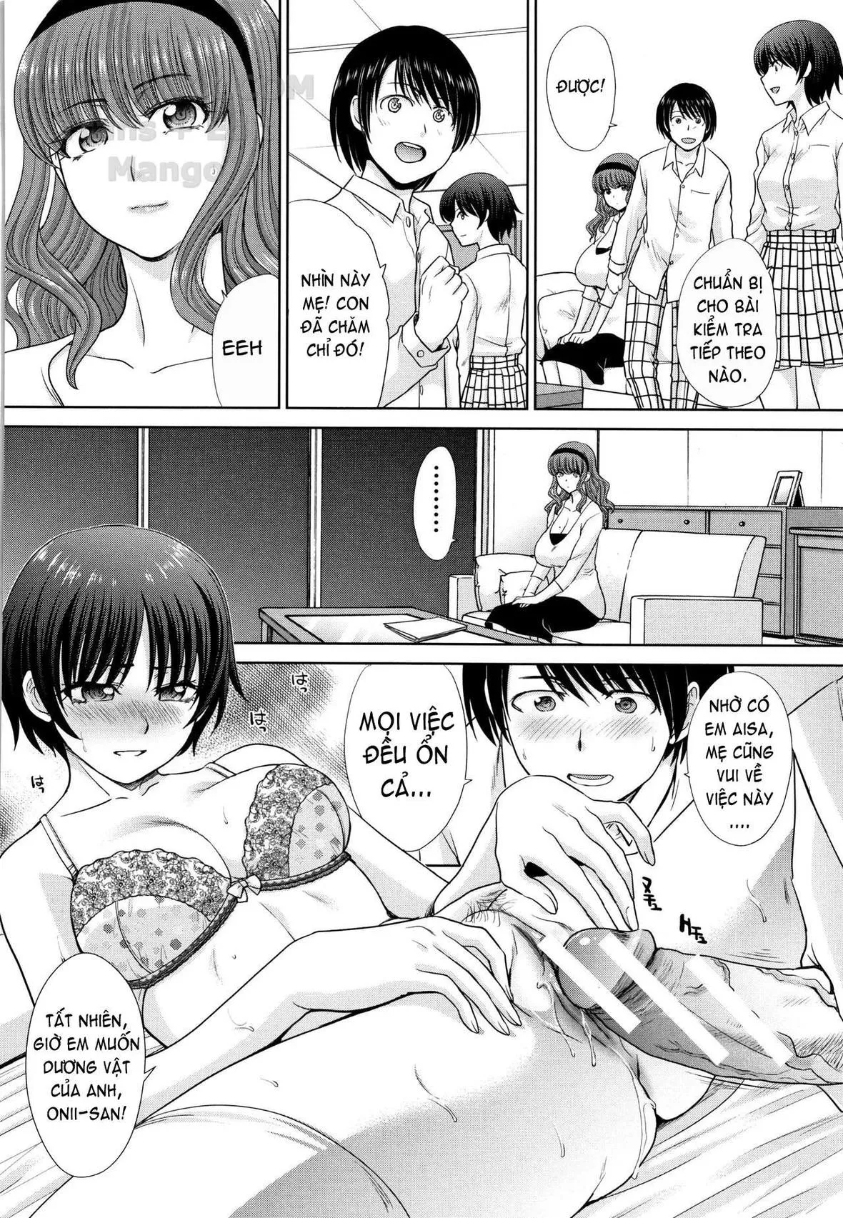 HentaiVN.net - Ảnh 23 - Mother and Younger Sister [Haha to Imouto] - Chap 3